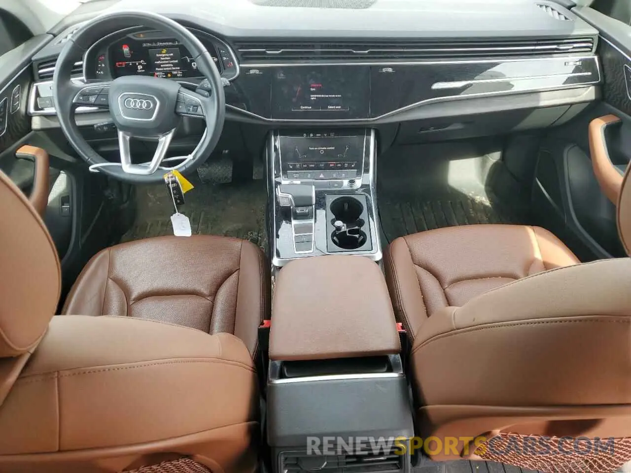8 fotografías del automóvil dañado WA1BVBF10ND029207 AUDI Q8 2022