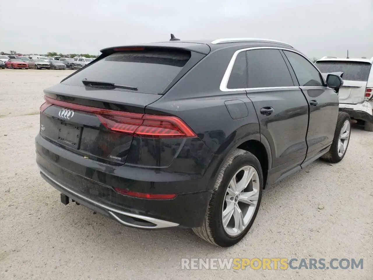 4 fotografías del automóvil dañado WA1BVBF13ND007251 AUDI Q8 2022