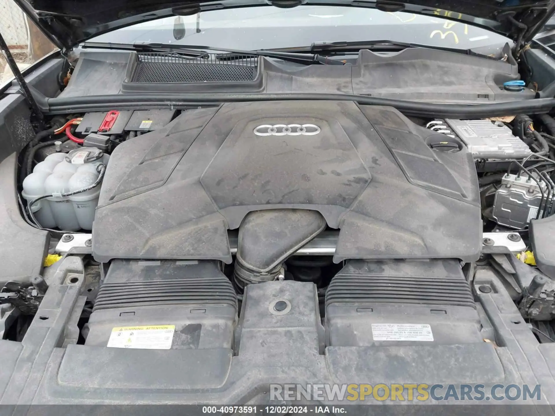 10 fotografías del automóvil dañado WA1BVBF15ND025802 AUDI Q8 2022