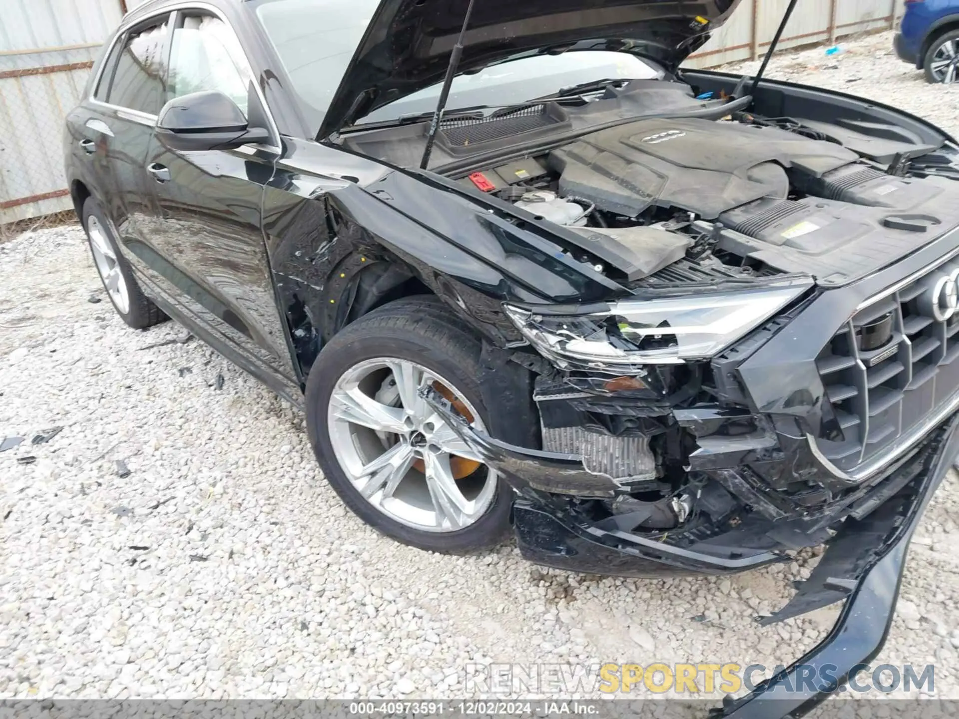6 fotografías del automóvil dañado WA1BVBF15ND025802 AUDI Q8 2022