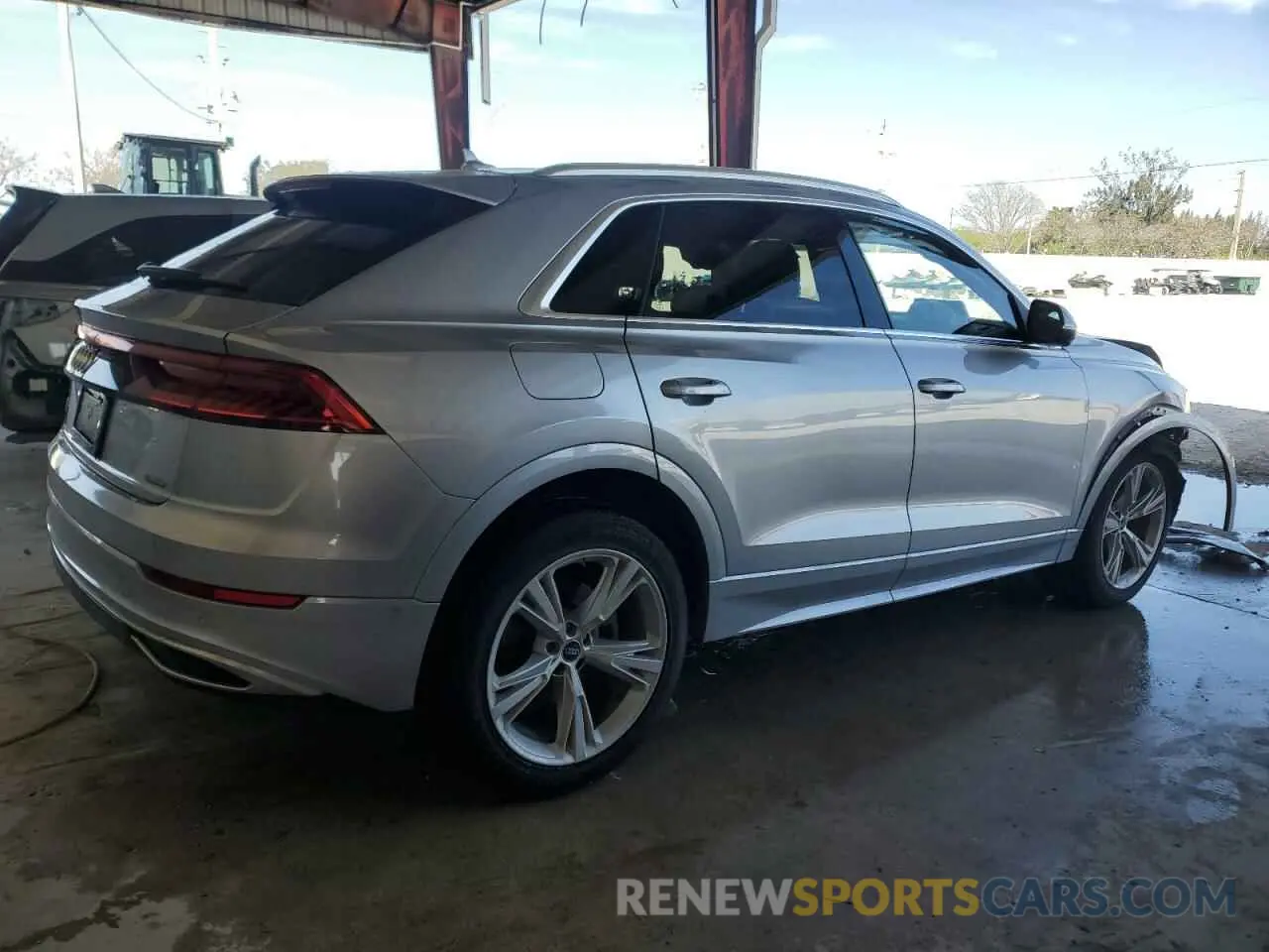 3 fotografías del automóvil dañado WA1BVBF16ND018678 AUDI Q8 2022