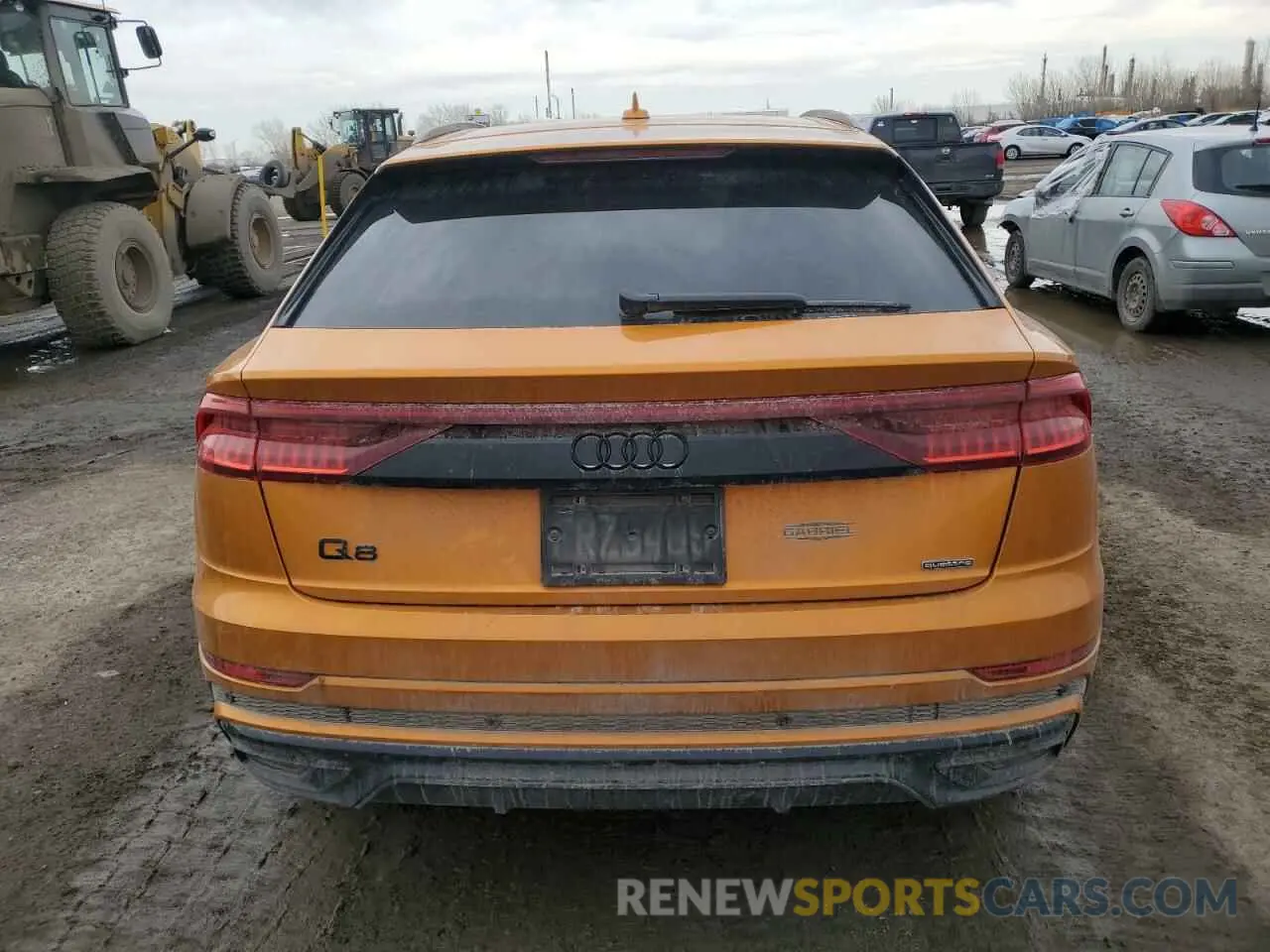 6 fotografías del automóvil dañado WA1DVBF18ND005987 AUDI Q8 2022