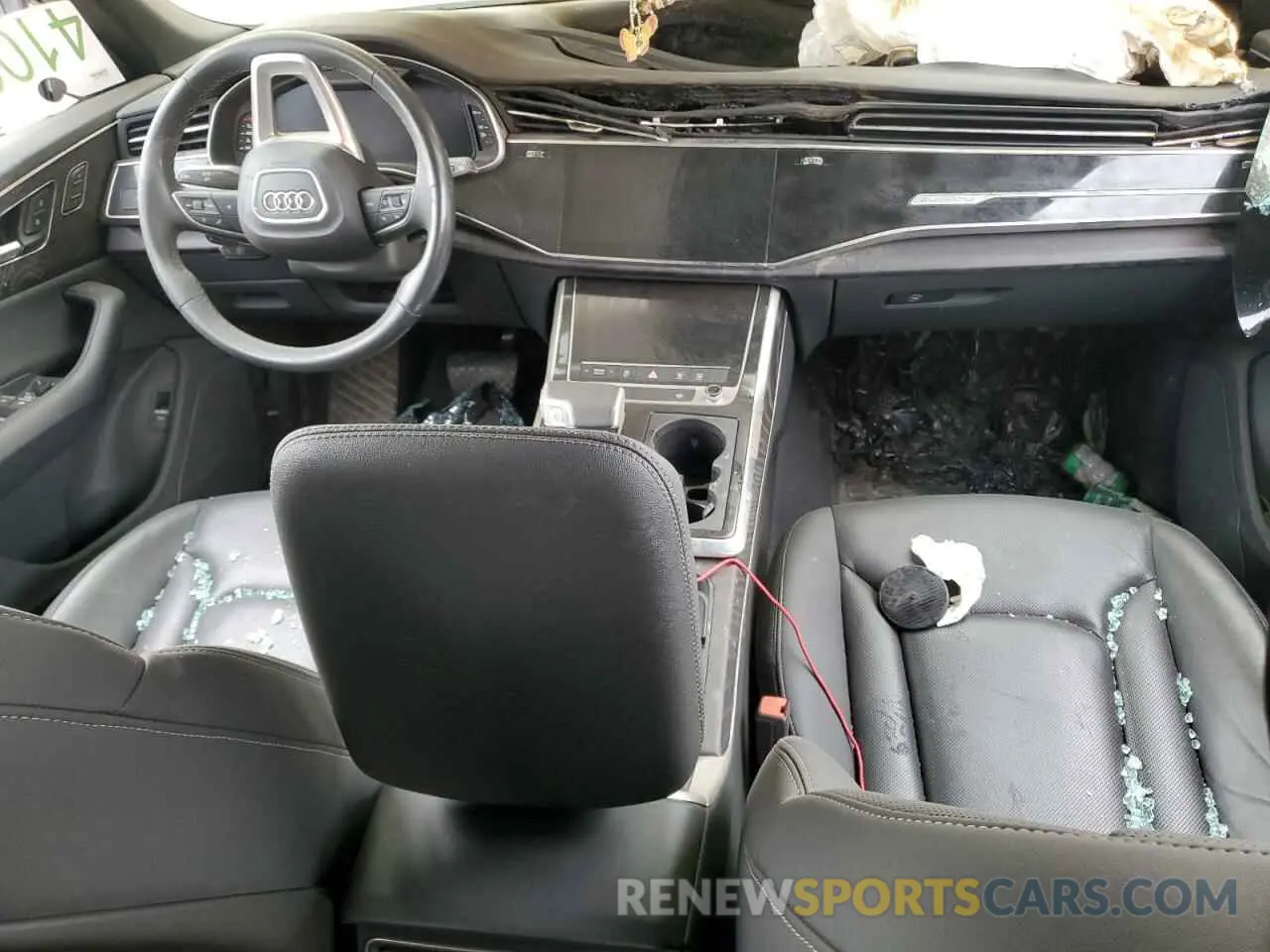 8 fotografías del automóvil dañado WA1DVBF18ND005987 AUDI Q8 2022