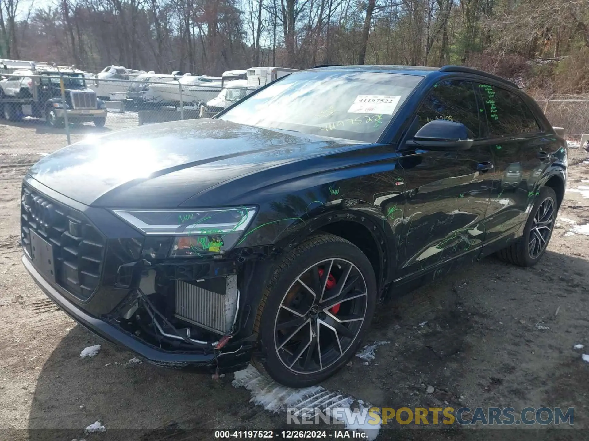 2 fotografías del automóvil dañado WA1EVBF1XND033147 AUDI Q8 2022