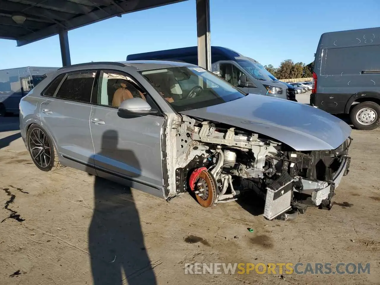 4 fotografías del automóvil dañado WA1FVBF11ND034739 AUDI Q8 2022