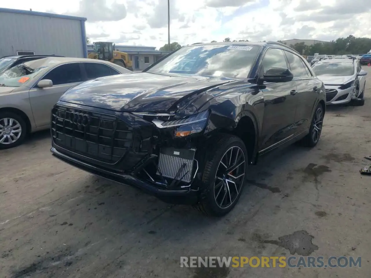 2 fotografías del automóvil dañado WA1FVBF13ND027243 AUDI Q8 2022