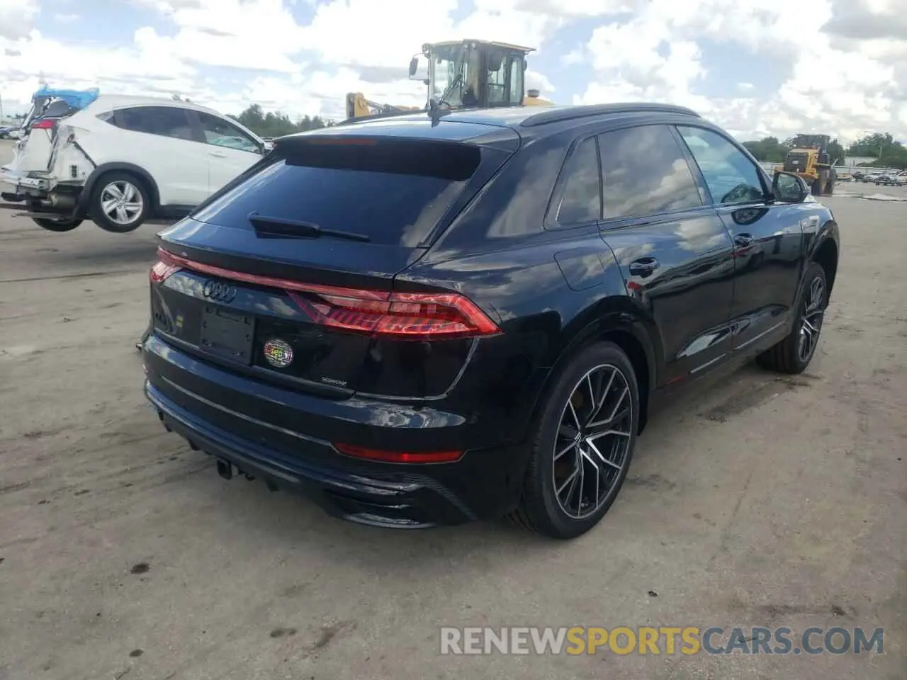 4 fotografías del automóvil dañado WA1FVBF13ND027243 AUDI Q8 2022