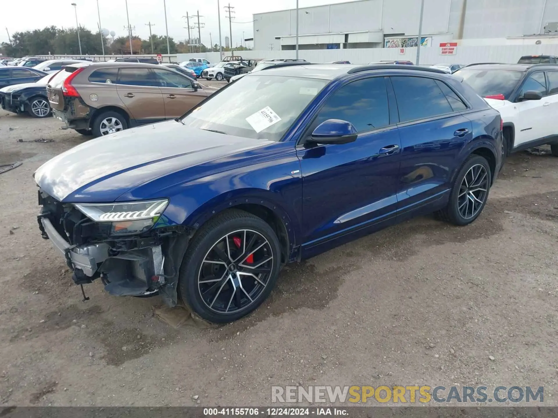 2 fotografías del automóvil dañado WA1FVBF14ND027851 AUDI Q8 2022