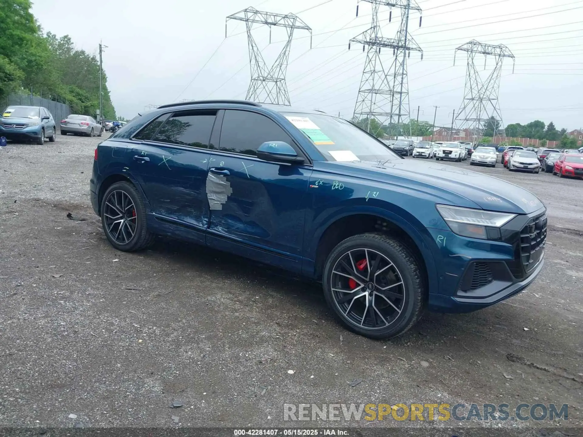 1 fotografías del automóvil dañado WA1FVBF18ND023396 AUDI Q8 2022