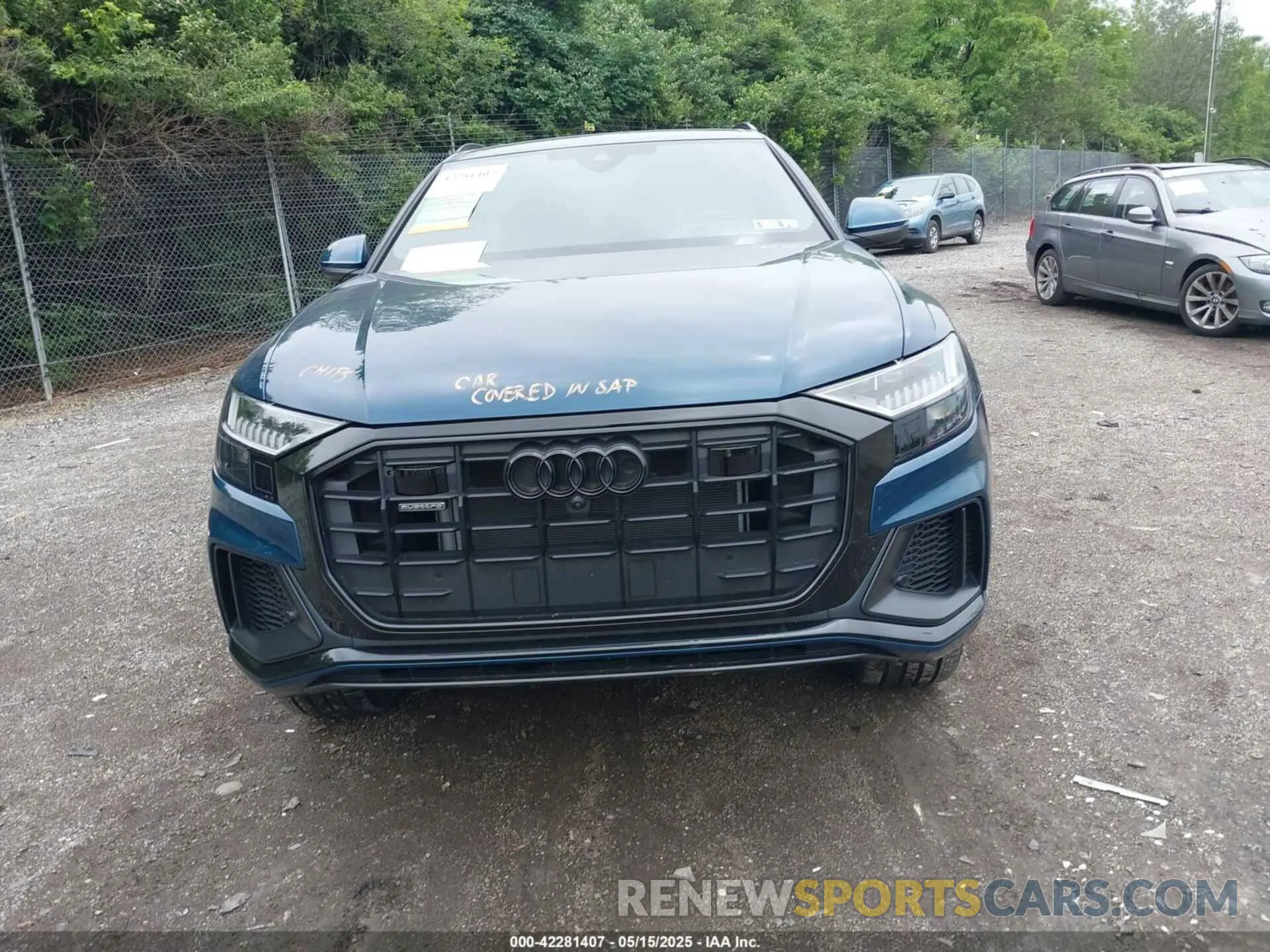 13 fotografías del automóvil dañado WA1FVBF18ND023396 AUDI Q8 2022