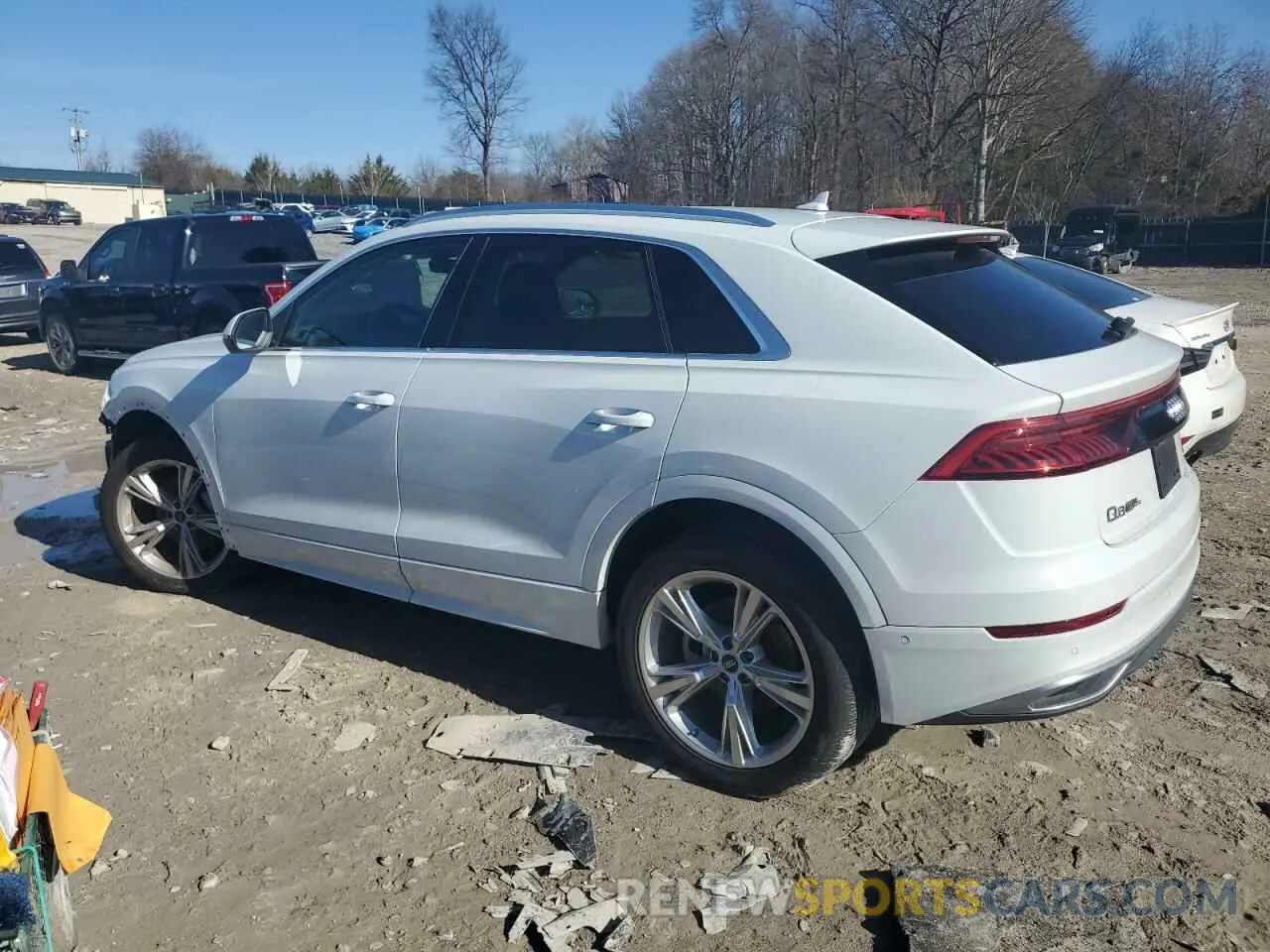 2 fotografías del automóvil dañado WA1AVBF13PD036909 AUDI Q8 2023