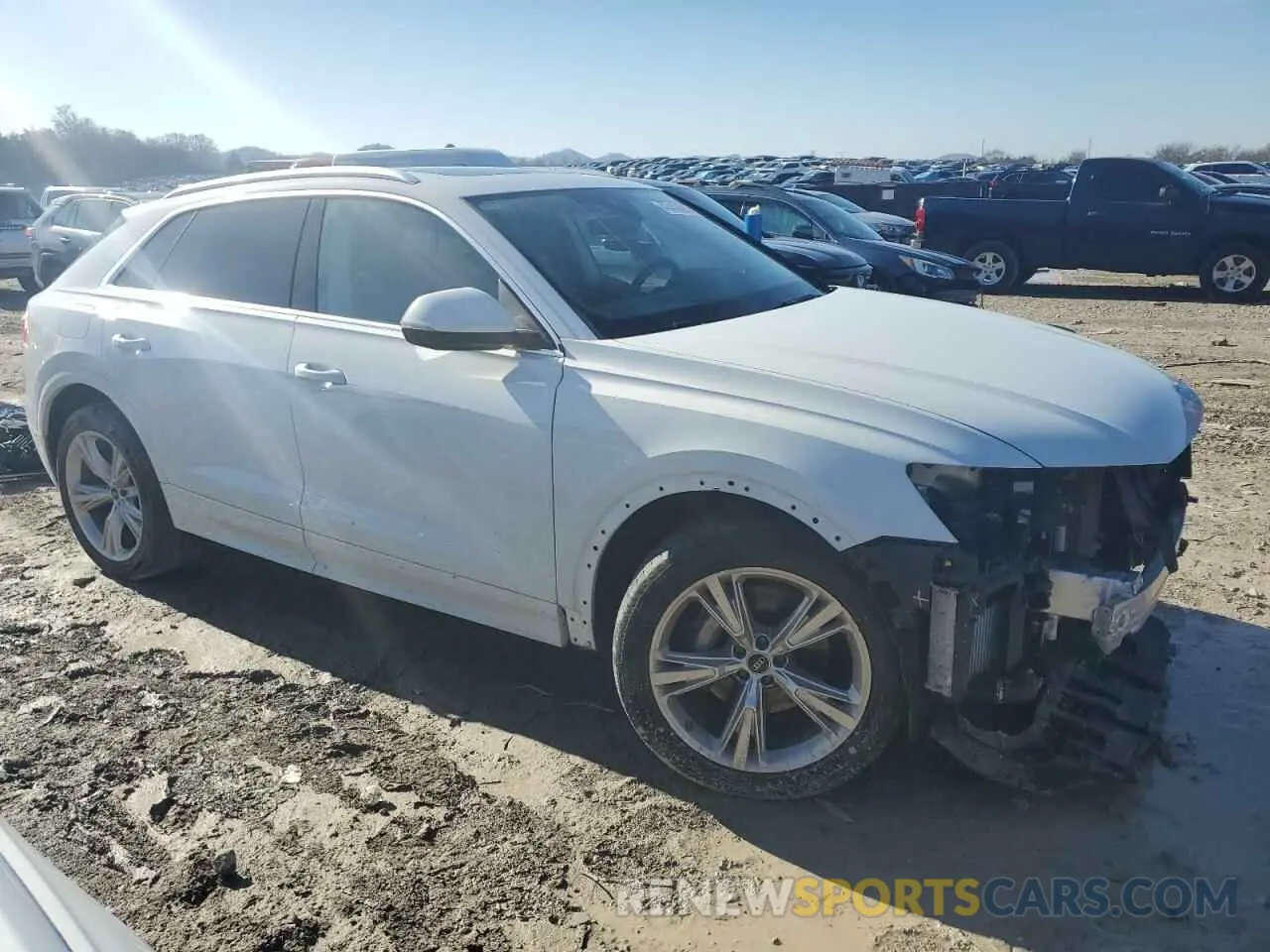 4 fotografías del automóvil dañado WA1AVBF13PD036909 AUDI Q8 2023