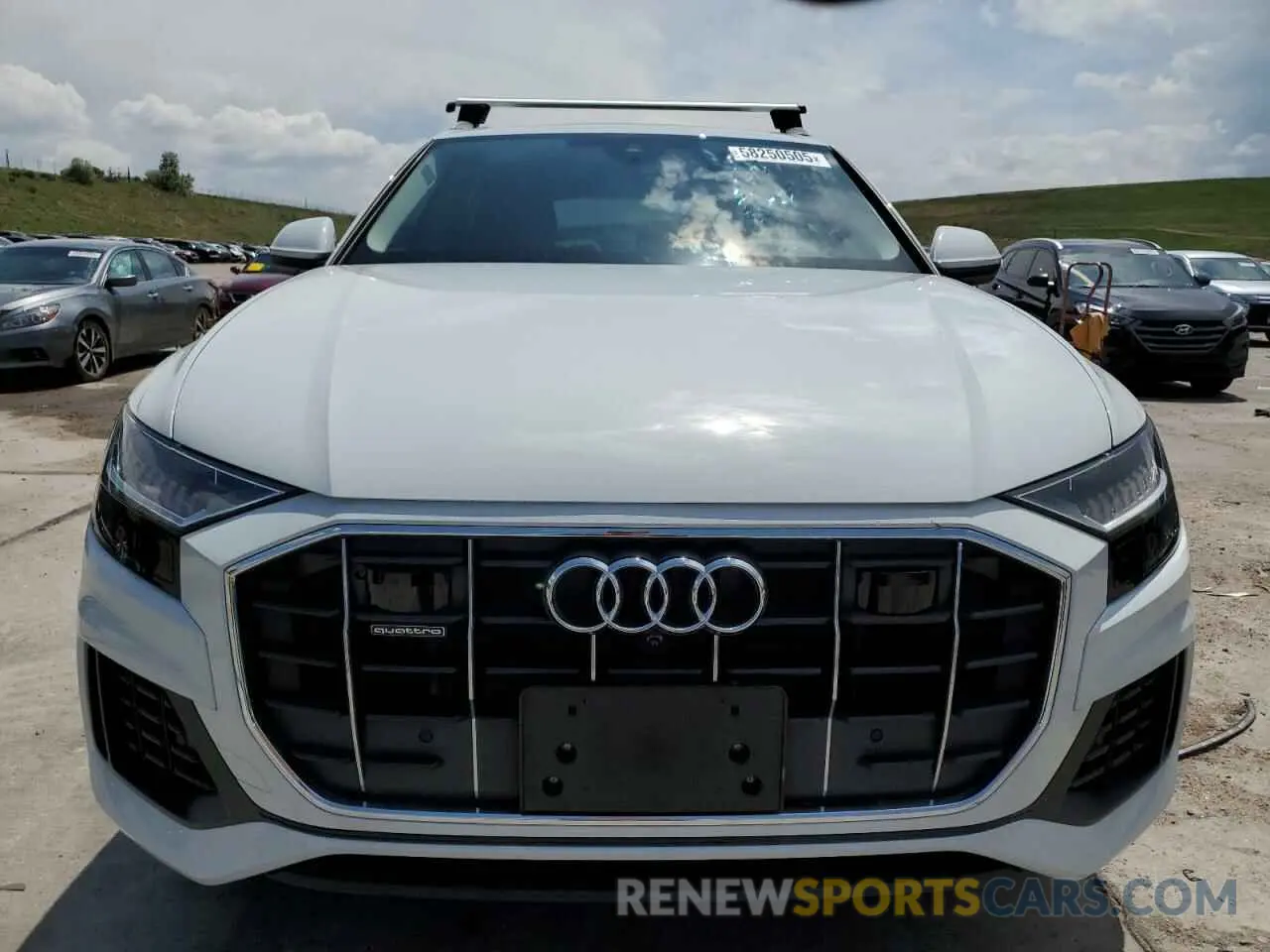 5 fotografías del automóvil dañado WA1BVBF17PD038960 AUDI Q8 2023