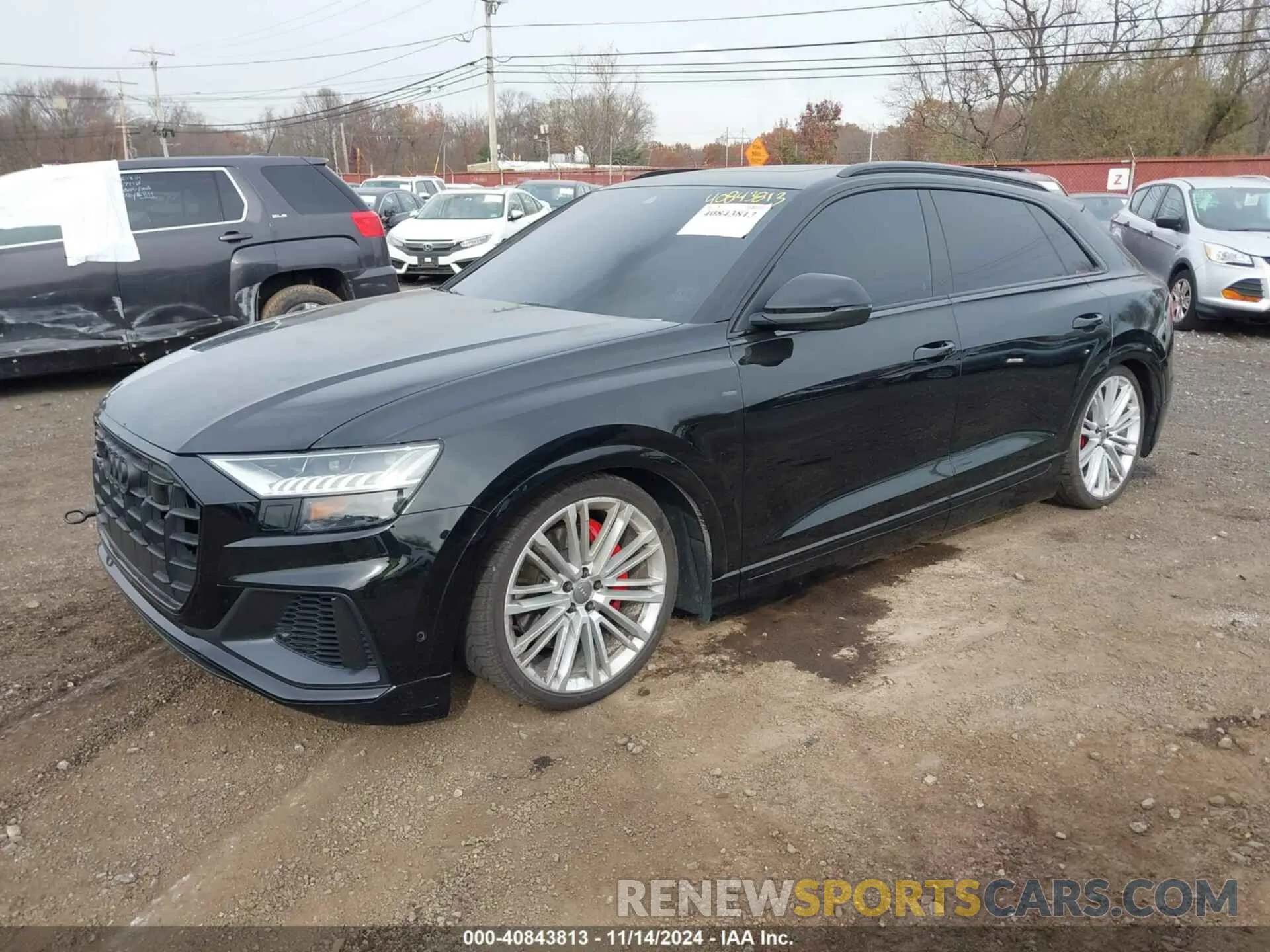 2 fotografías del automóvil dañado WA1EVBF13PD041254 AUDI Q8 2023