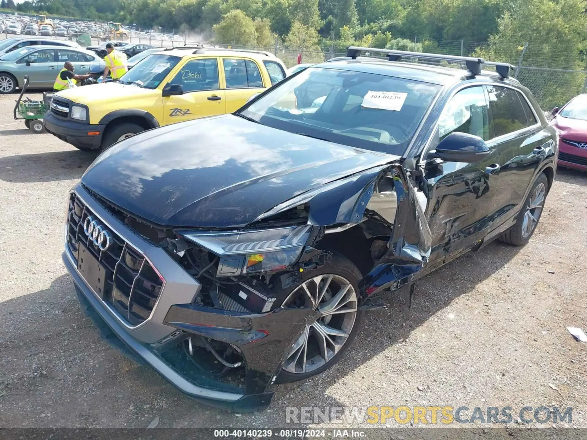 2 fotografías del automóvil dañado WA1EVBF16PD010063 AUDI Q8 2023