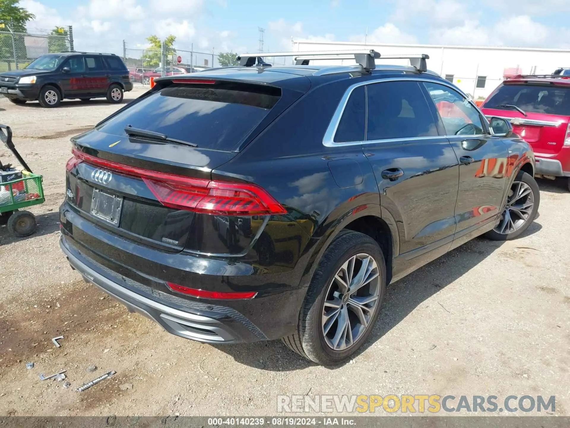 4 fotografías del automóvil dañado WA1EVBF16PD010063 AUDI Q8 2023