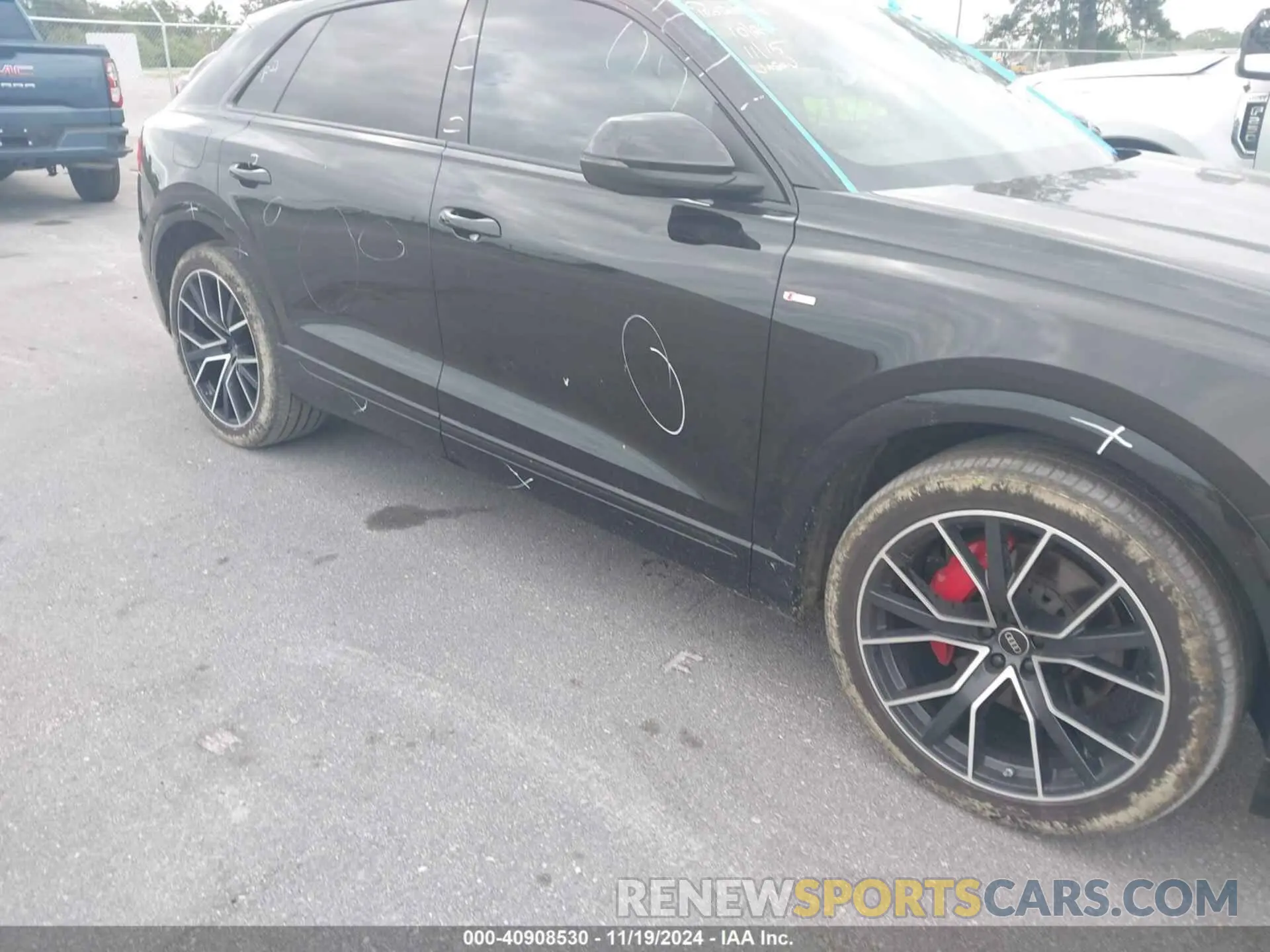 18 fotografías del automóvil dañado WA1FVBF12PD004748 AUDI Q8 2023