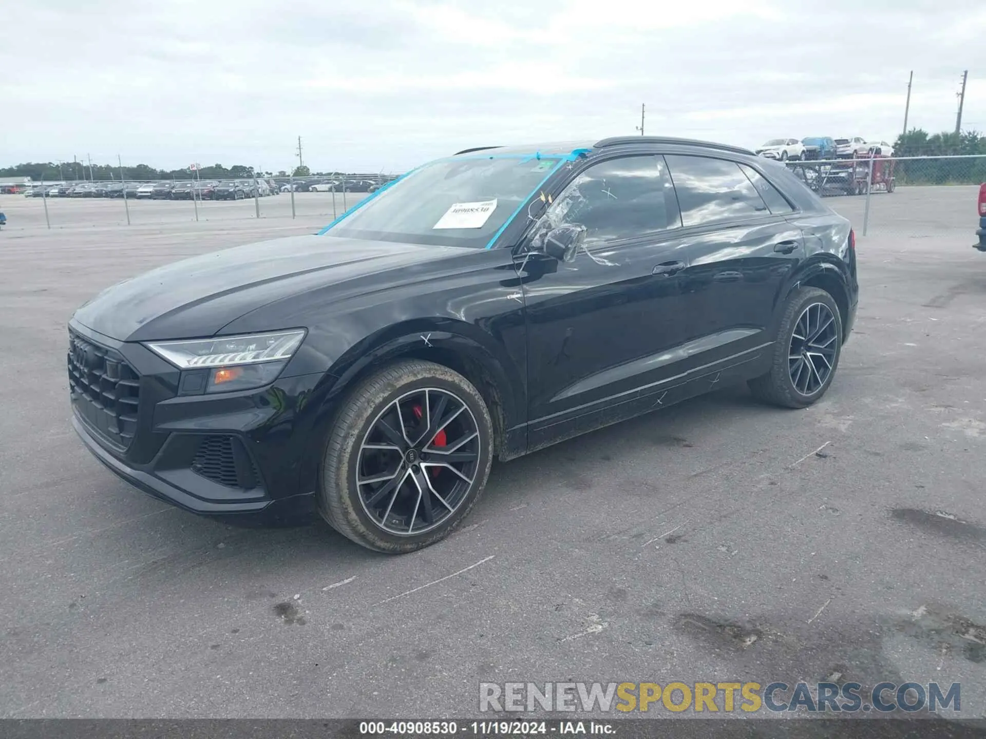2 fotografías del automóvil dañado WA1FVBF12PD004748 AUDI Q8 2023