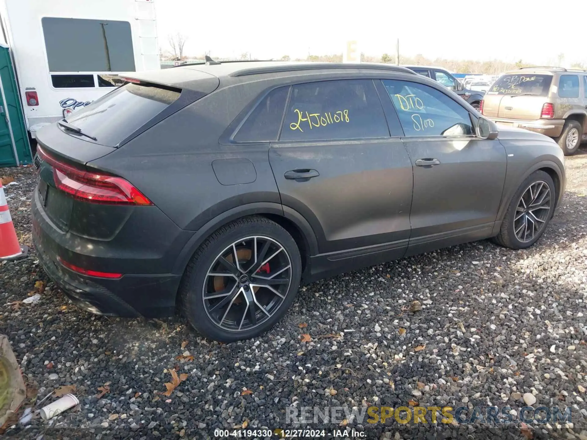 4 fotografías del automóvil dañado WA1FVBF13PD030372 AUDI Q8 2023
