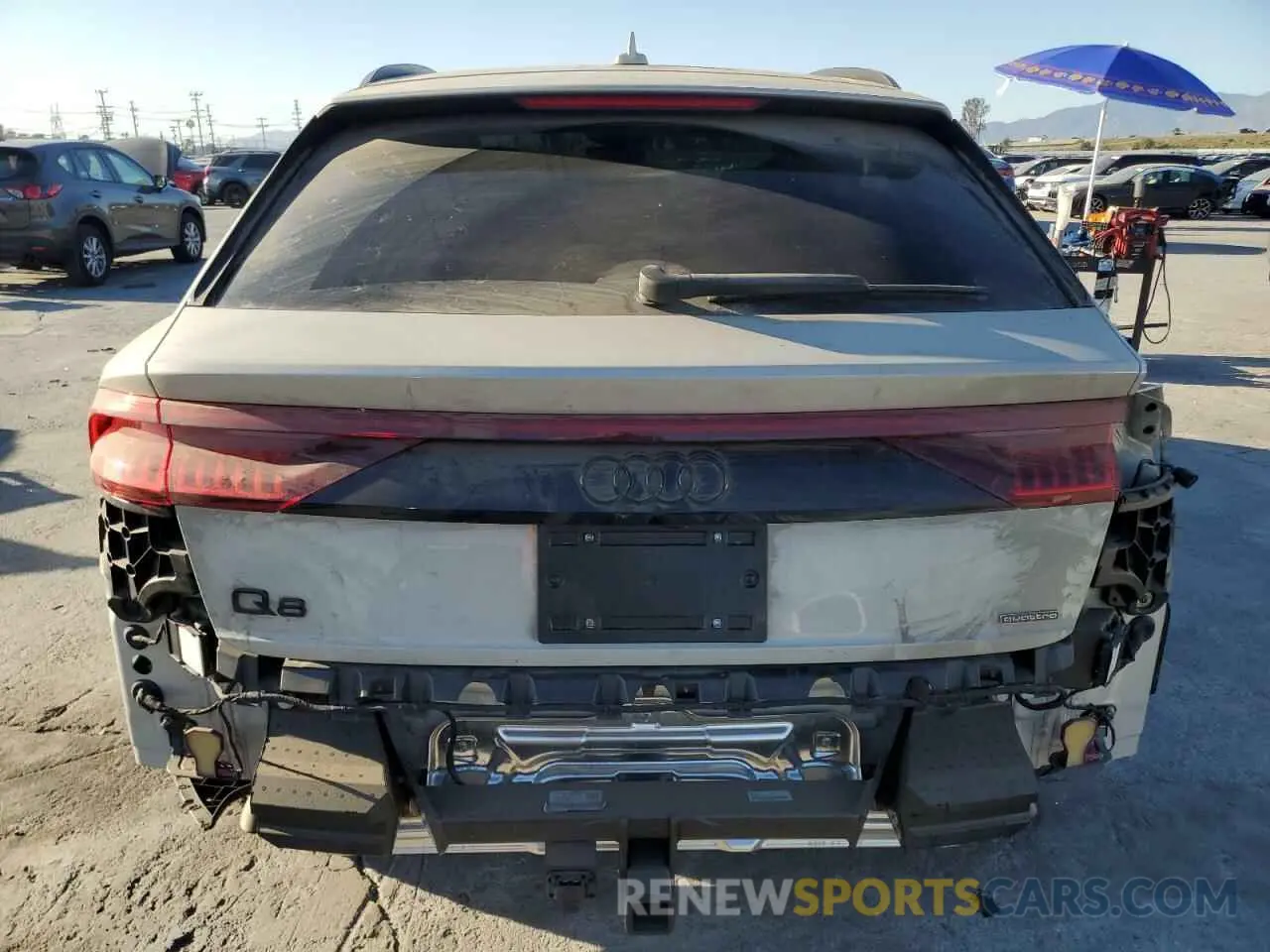 6 fotografías del automóvil dañado WA1FVBF15PD025741 AUDI Q8 2023