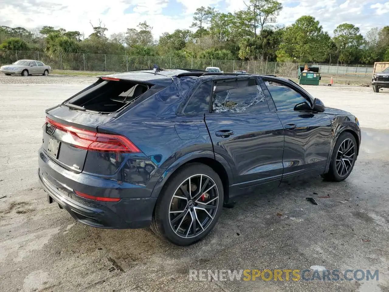 3 fotografías del automóvil dañado WA1FVBF18PD043893 AUDI Q8 2023