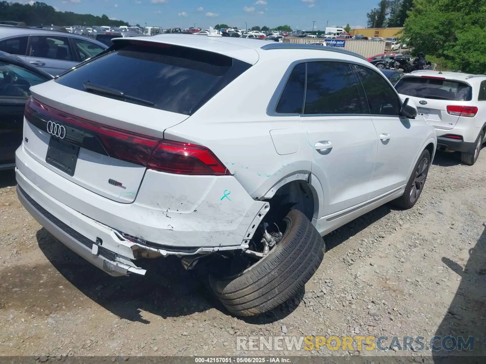 4 fotografías del automóvil dañado WA1AVBF14RD019622 AUDI Q8 2024