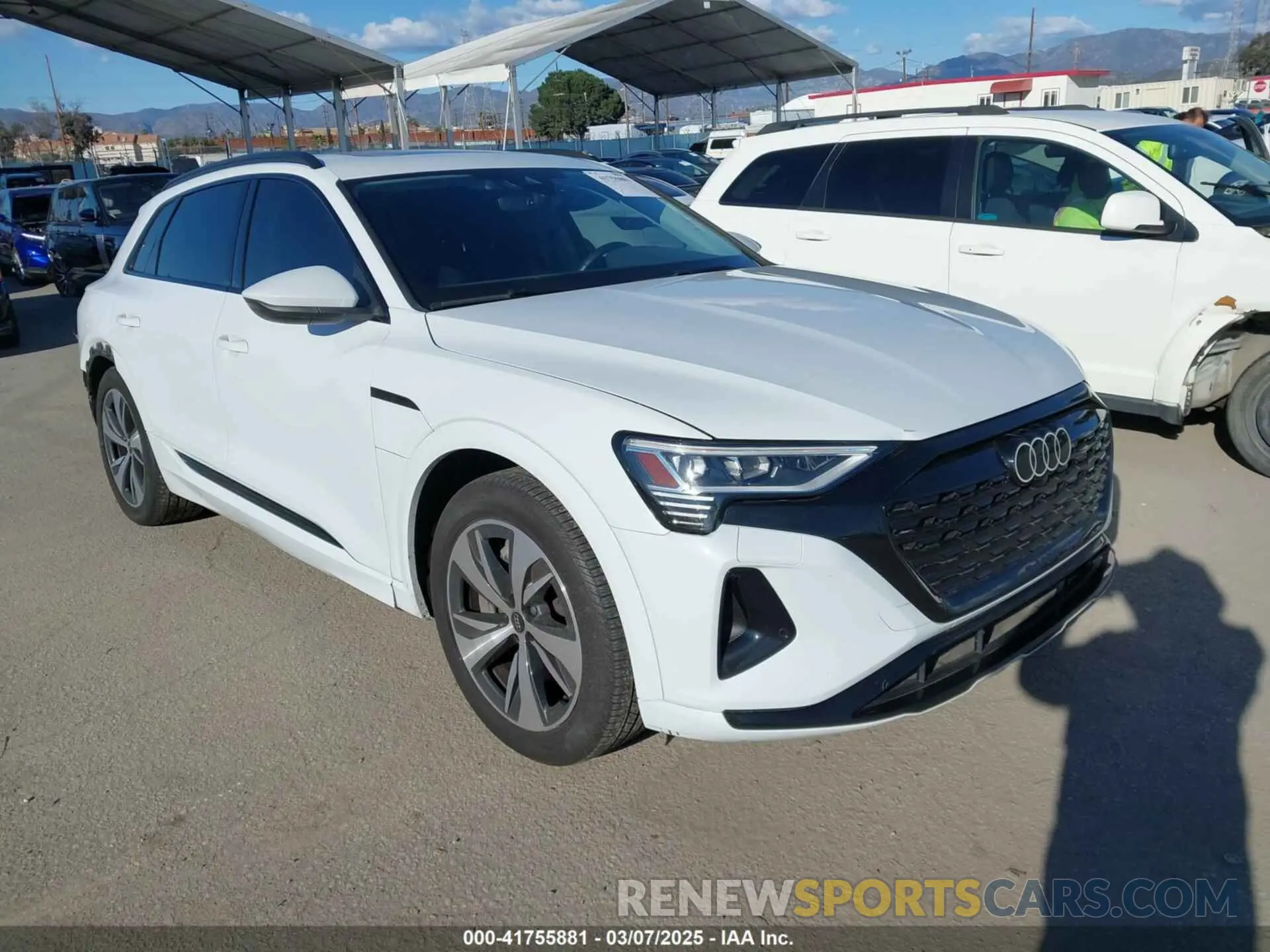 1 fotografías del automóvil dañado WA14AAGE7RB020683 AUDI Q8 E-TRON 2024