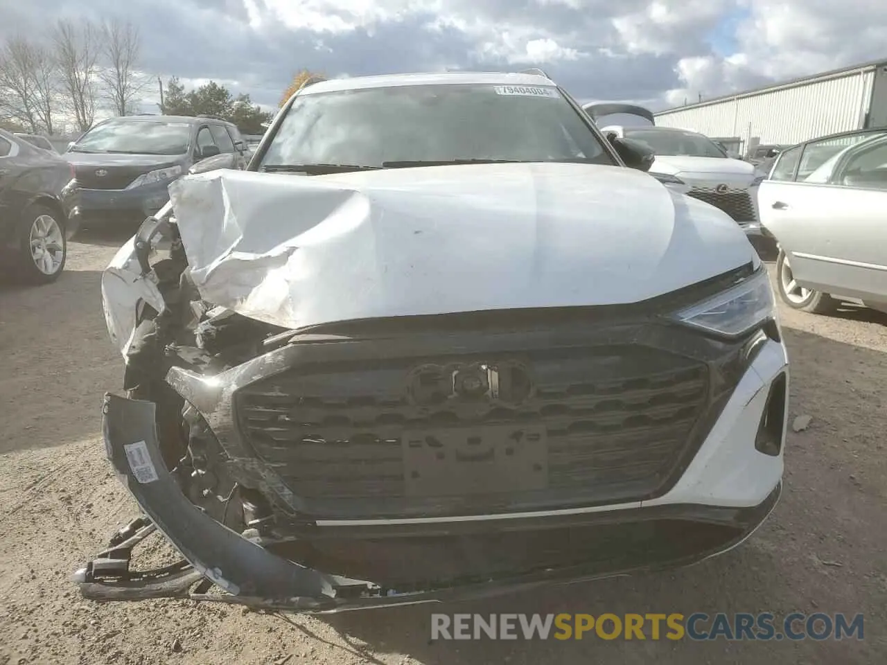5 fotografías del automóvil dañado WA14ABGEXRB041355 AUDI Q8 E-TRON 2024