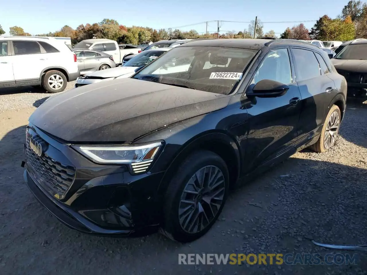 1 fotografías del automóvil dañado WA15AAGE0RB015202 AUDI Q8 E-TRON 2024