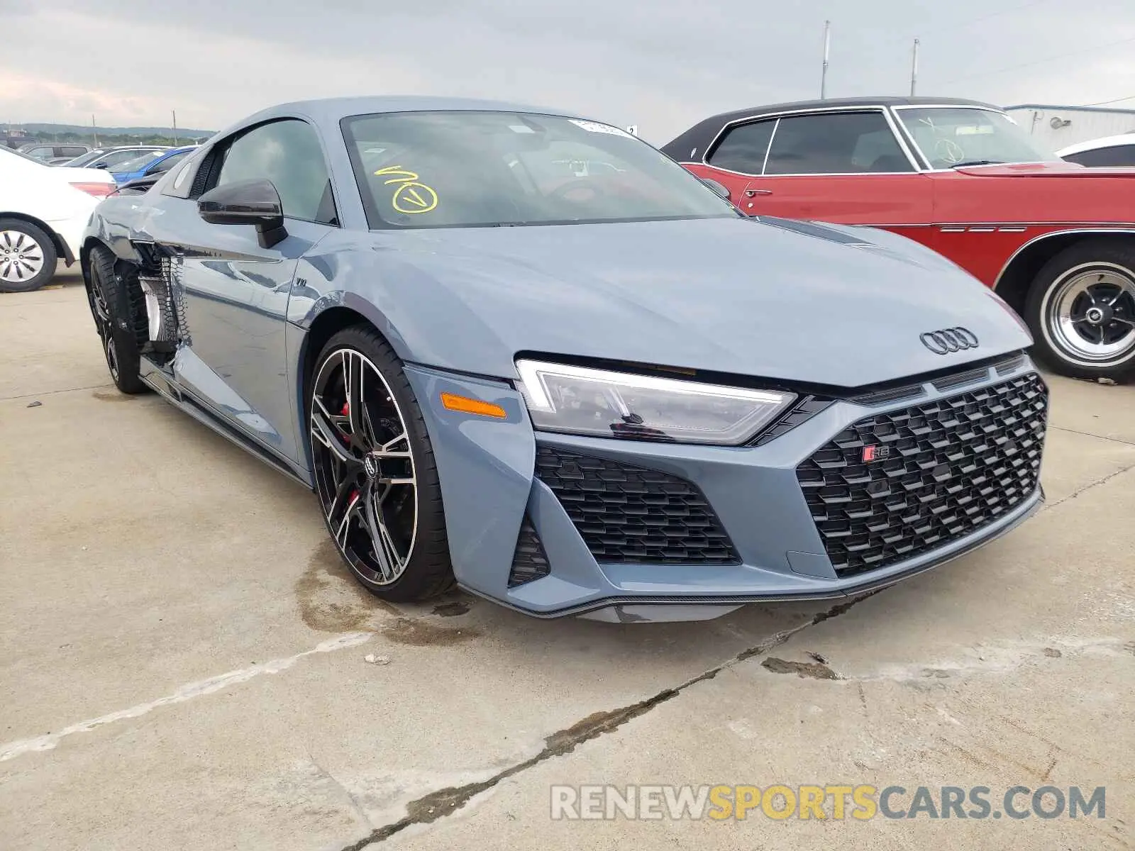 1 fotografías del automóvil dañado WUAKBAFX7L7901183 AUDI R8 2020
