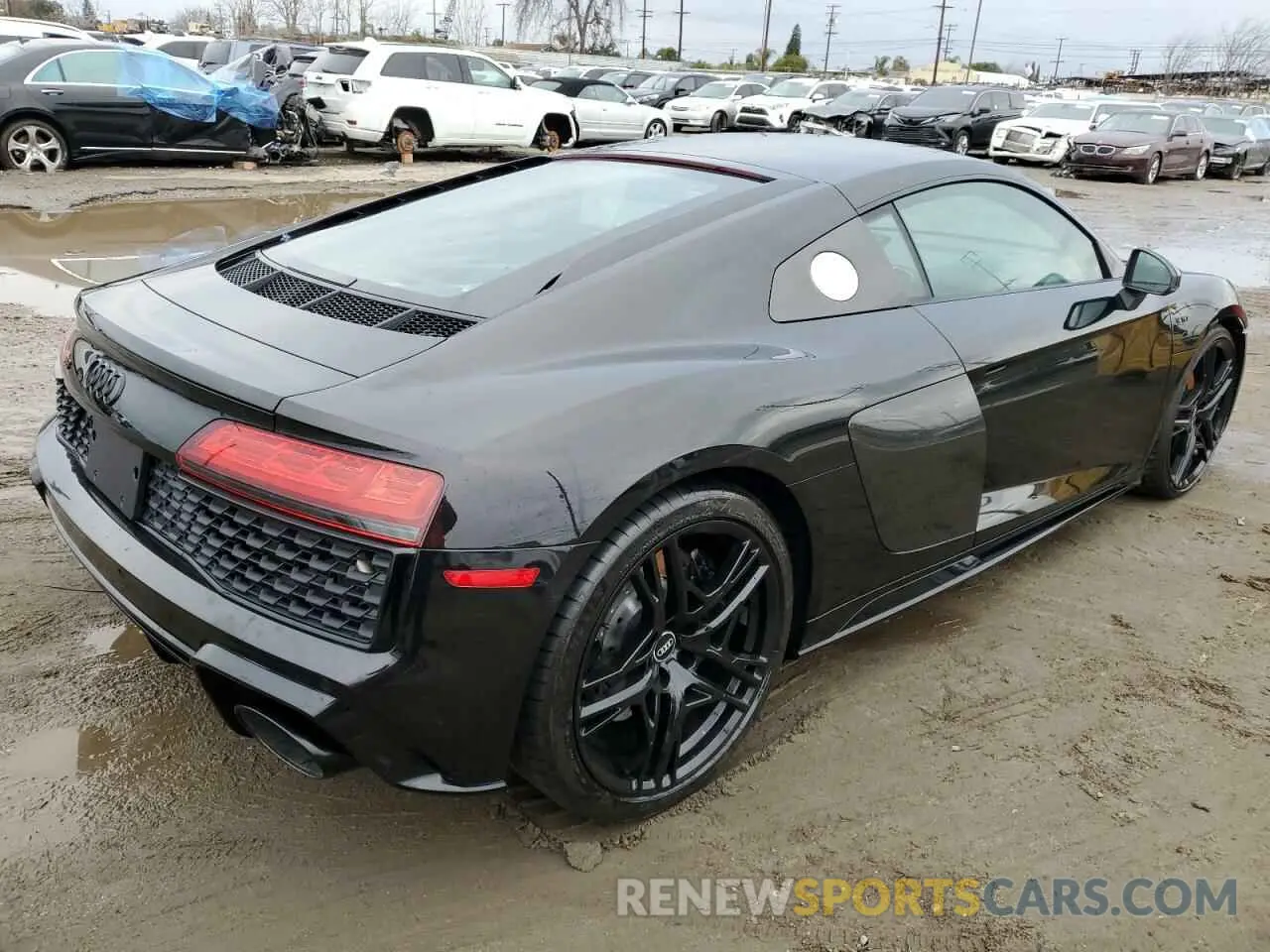 3 fotografías del automóvil dañado WUABAAFX3M7900696 AUDI R8 2021