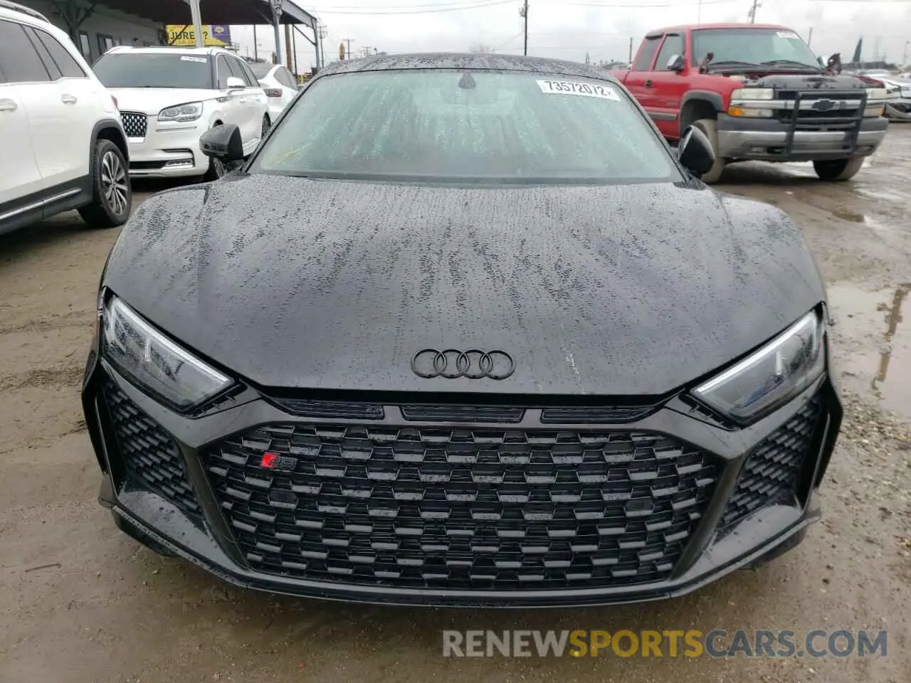 5 fotografías del automóvil dañado WUABAAFX3M7900696 AUDI R8 2021