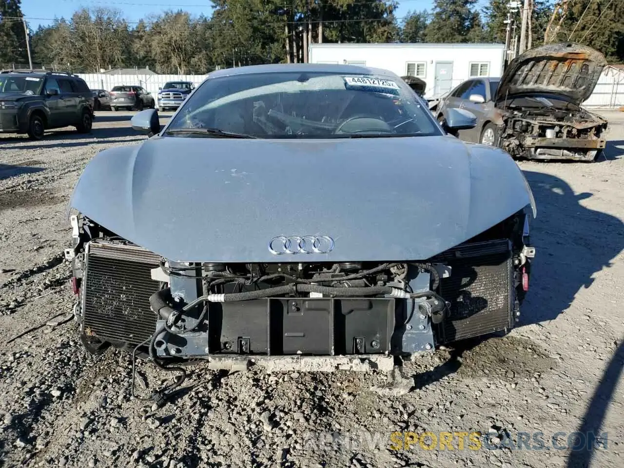 5 fotografías del automóvil dañado WUABAAFX8M7900919 AUDI R8 2021