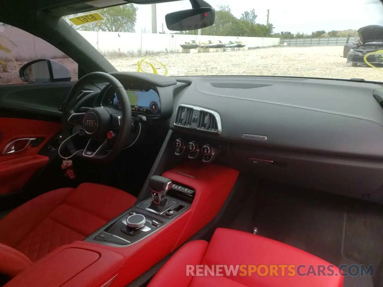 9 fotografías del automóvil dañado WUABAAFX8M7901181 AUDI R8 2021