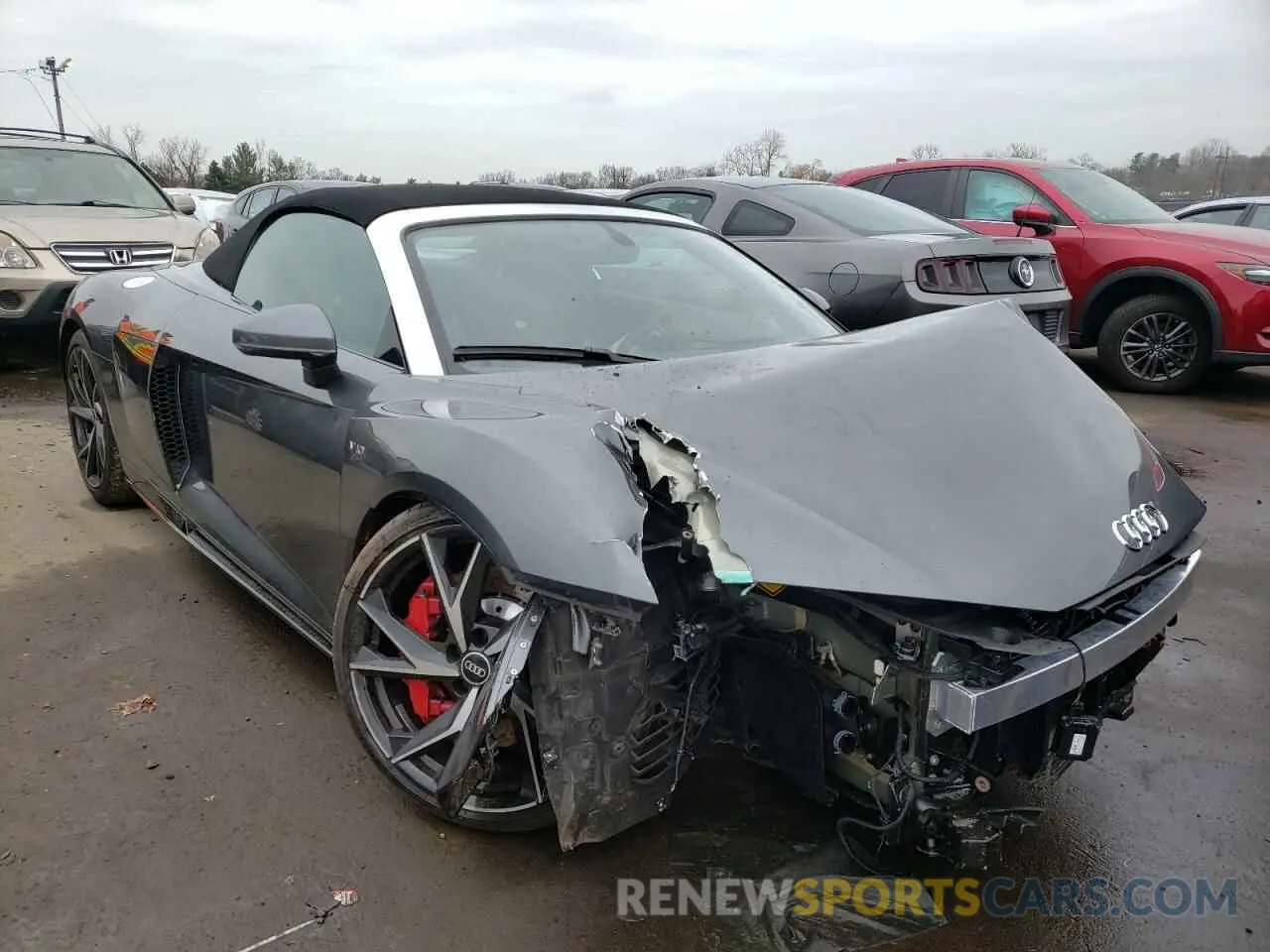 1 fotografías del automóvil dañado WUABACFX4M7901092 AUDI R8 2021