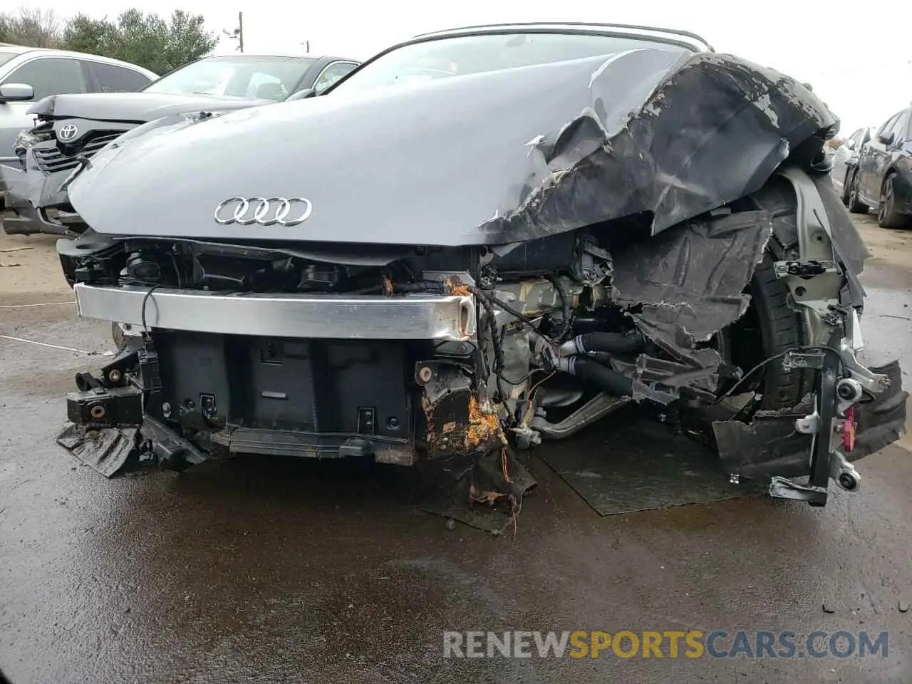 9 fotografías del automóvil dañado WUABACFX4M7901092 AUDI R8 2021