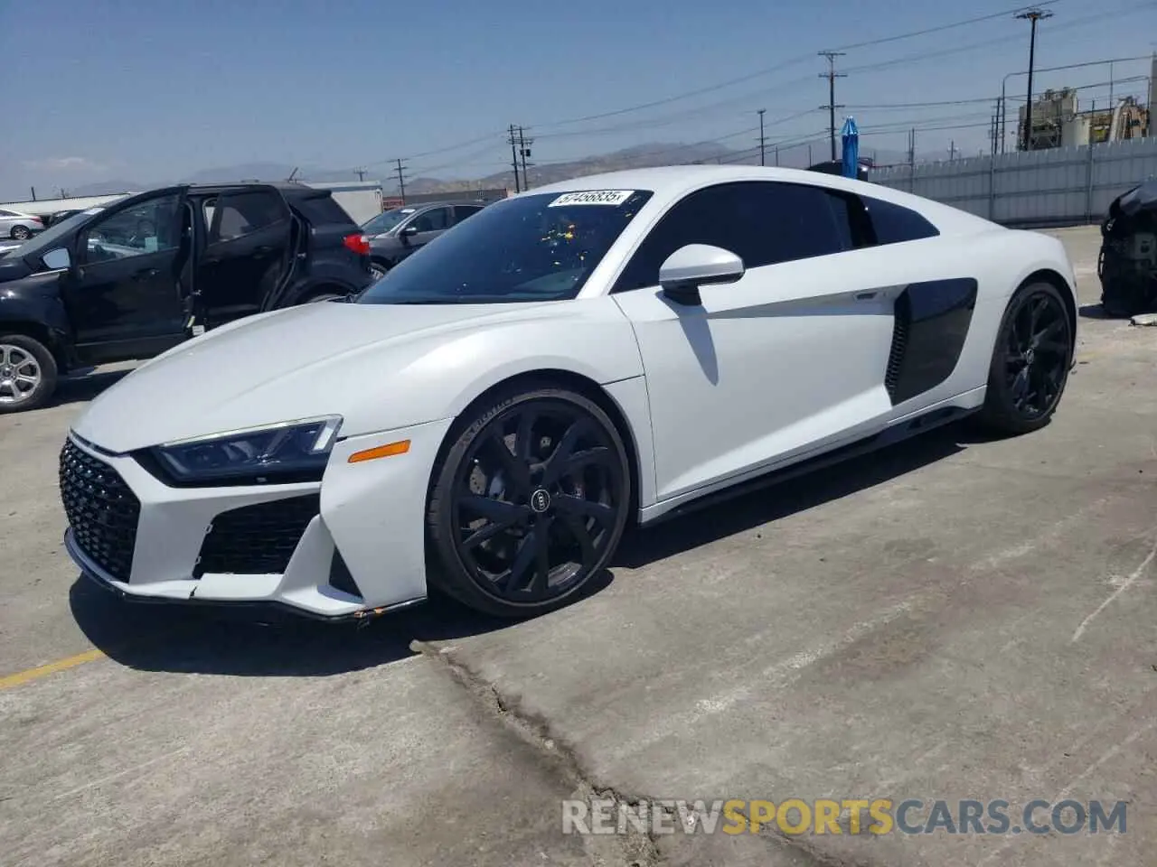 1 fotografías del automóvil dañado WUACEAFX9P7900103 AUDI R8 2023