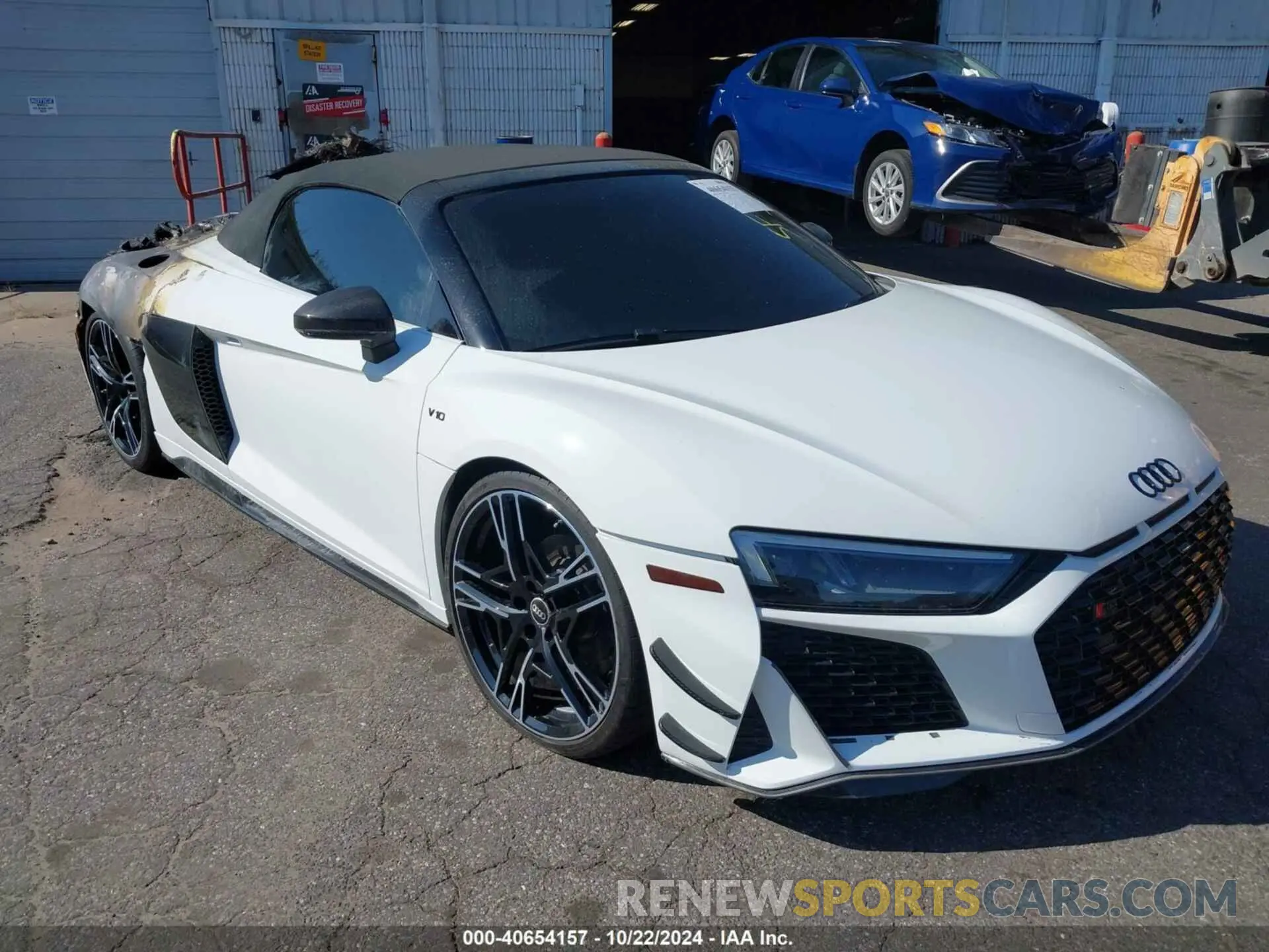 1 fotografías del automóvil dañado WUA4BCFX5M7901091 AUDI R8 SPYDER 2021