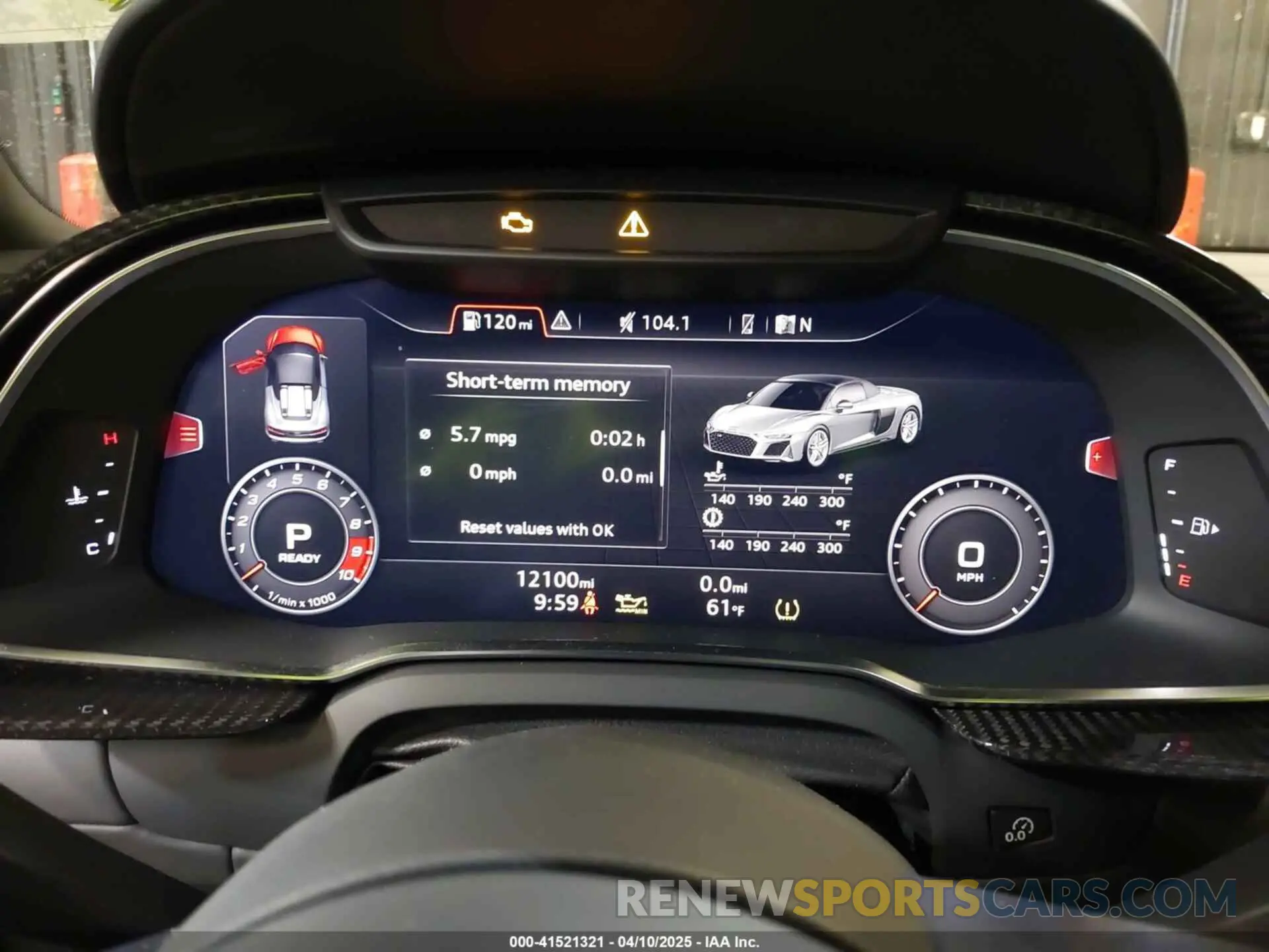 7 fotografías del automóvil dañado WUA4BCFX8N7900499 AUDI R8 SPYDER 2022