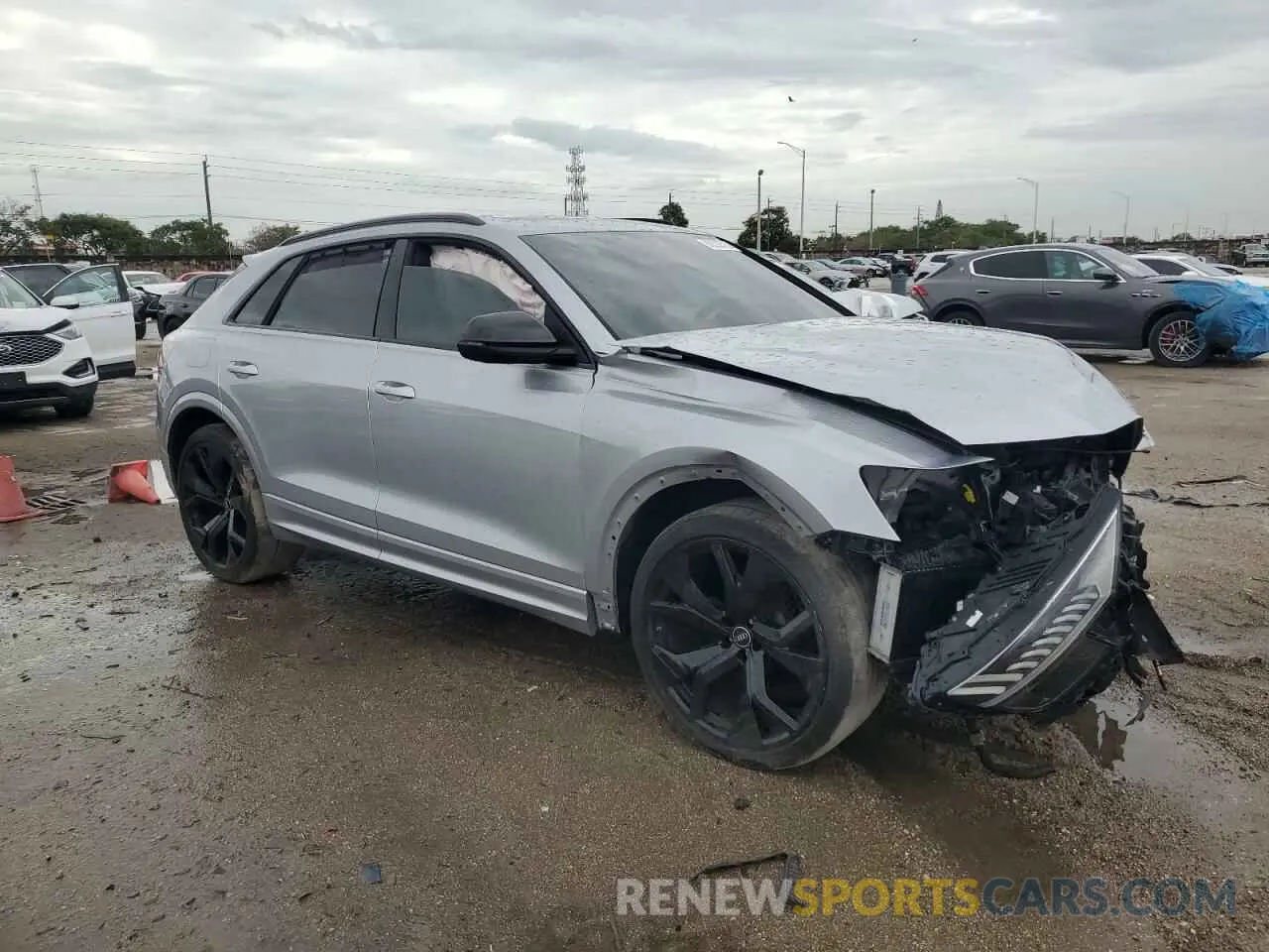 4 fotografías del automóvil dañado WU1ARBF13MD008178 AUDI RS 2021