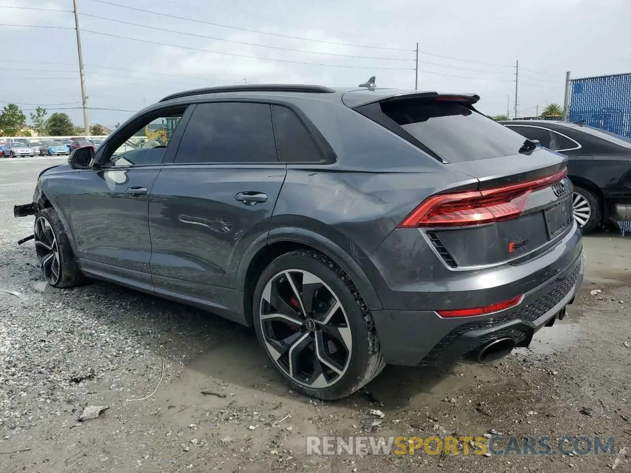 2 fotografías del automóvil dañado WU1ARBF19MD005771 AUDI RS 2021