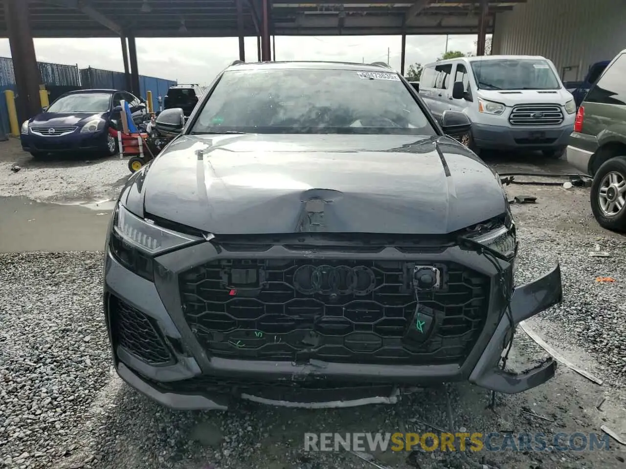 5 fotografías del automóvil dañado WU1ARBF19MD005771 AUDI RS 2021