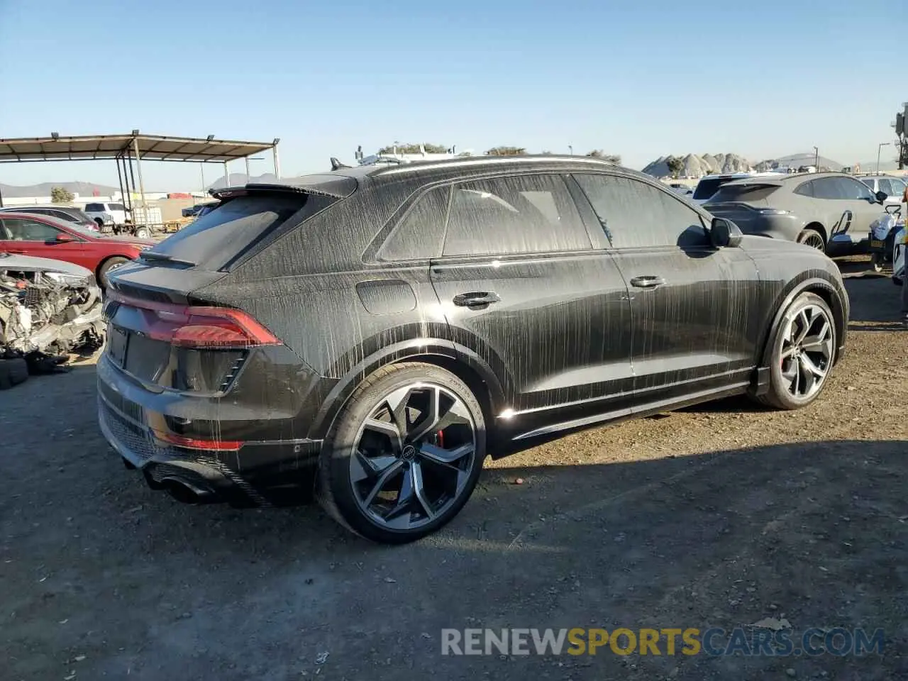 3 fotografías del automóvil dañado WU1ARBF15PD011202 AUDI RS 2023