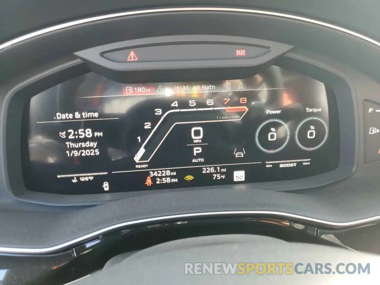 9 fotografías del automóvil dañado WU1ARBF15PD011202 AUDI RS 2023