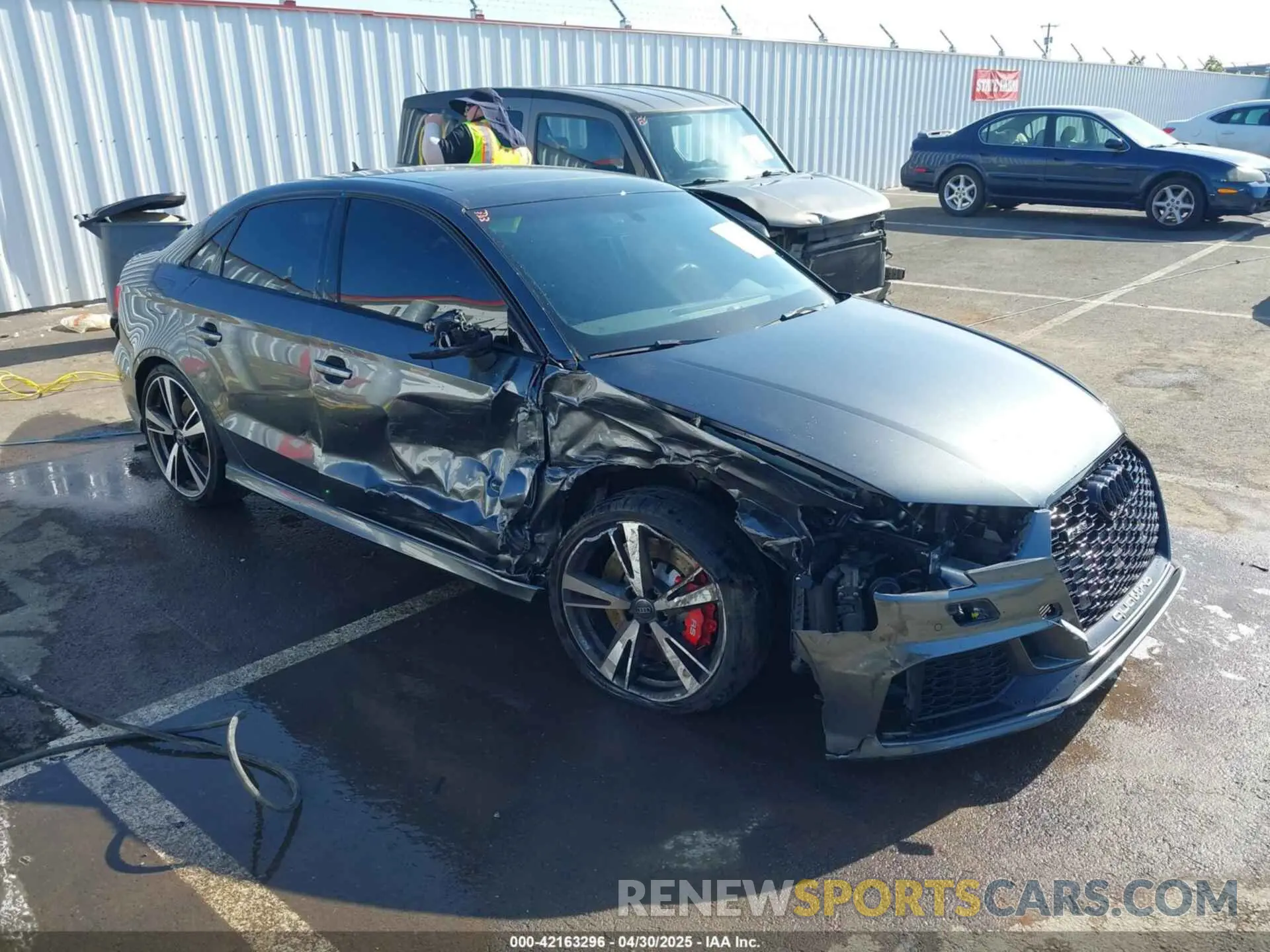 1 fotografías del automóvil dañado WUABWGFF4KA906650 AUDI RS 3 2019