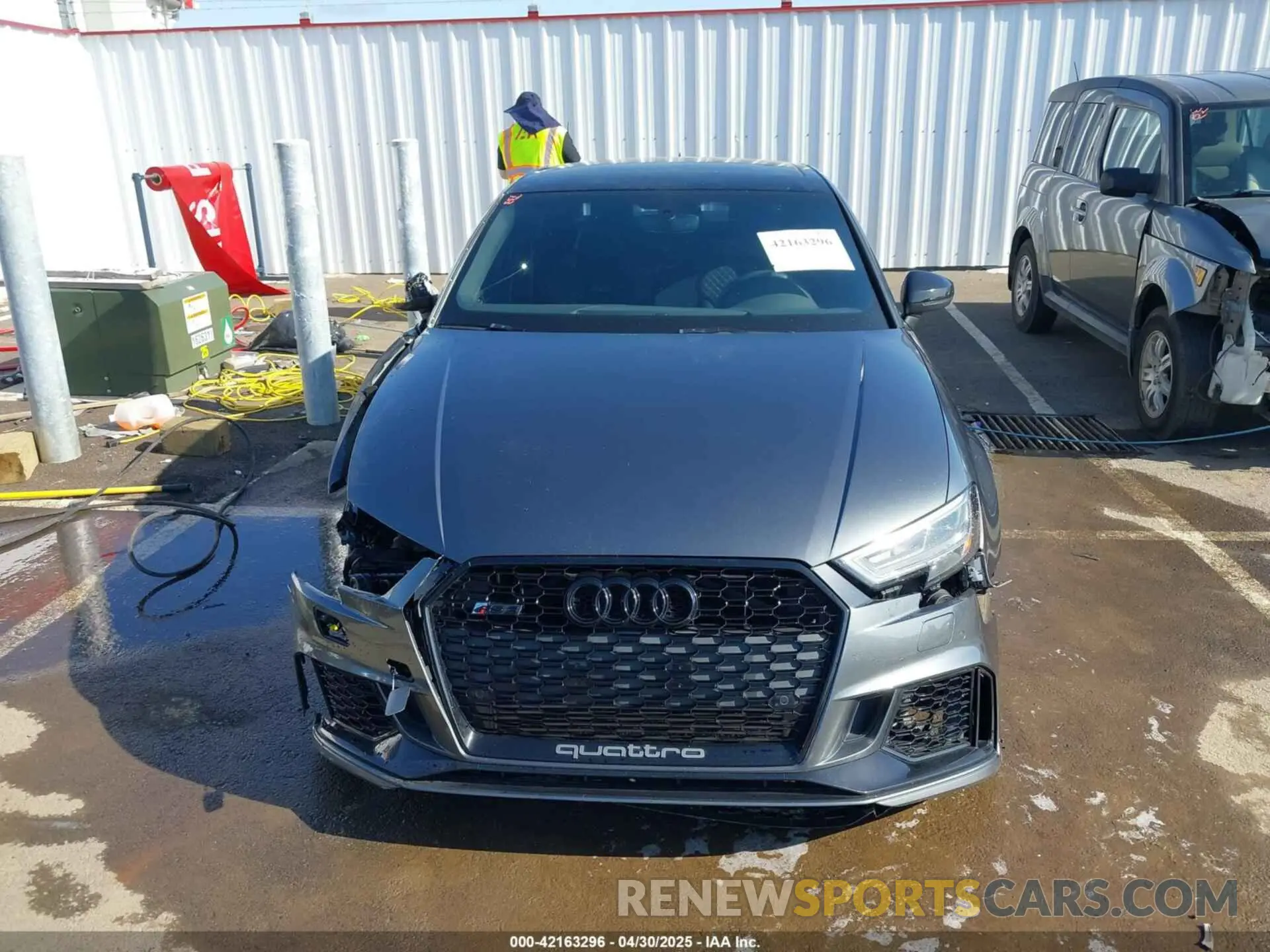 13 fotografías del automóvil dañado WUABWGFF4KA906650 AUDI RS 3 2019