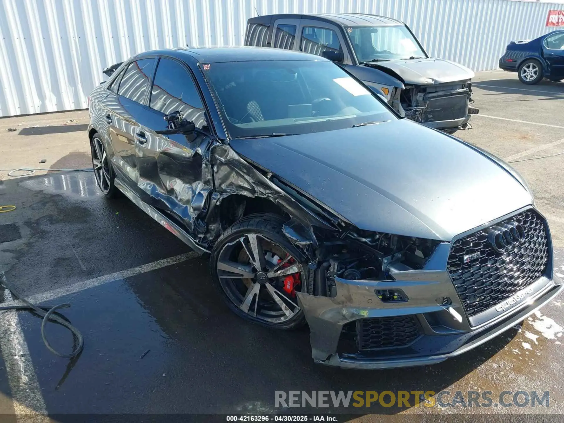 6 fotografías del automóvil dañado WUABWGFF4KA906650 AUDI RS 3 2019