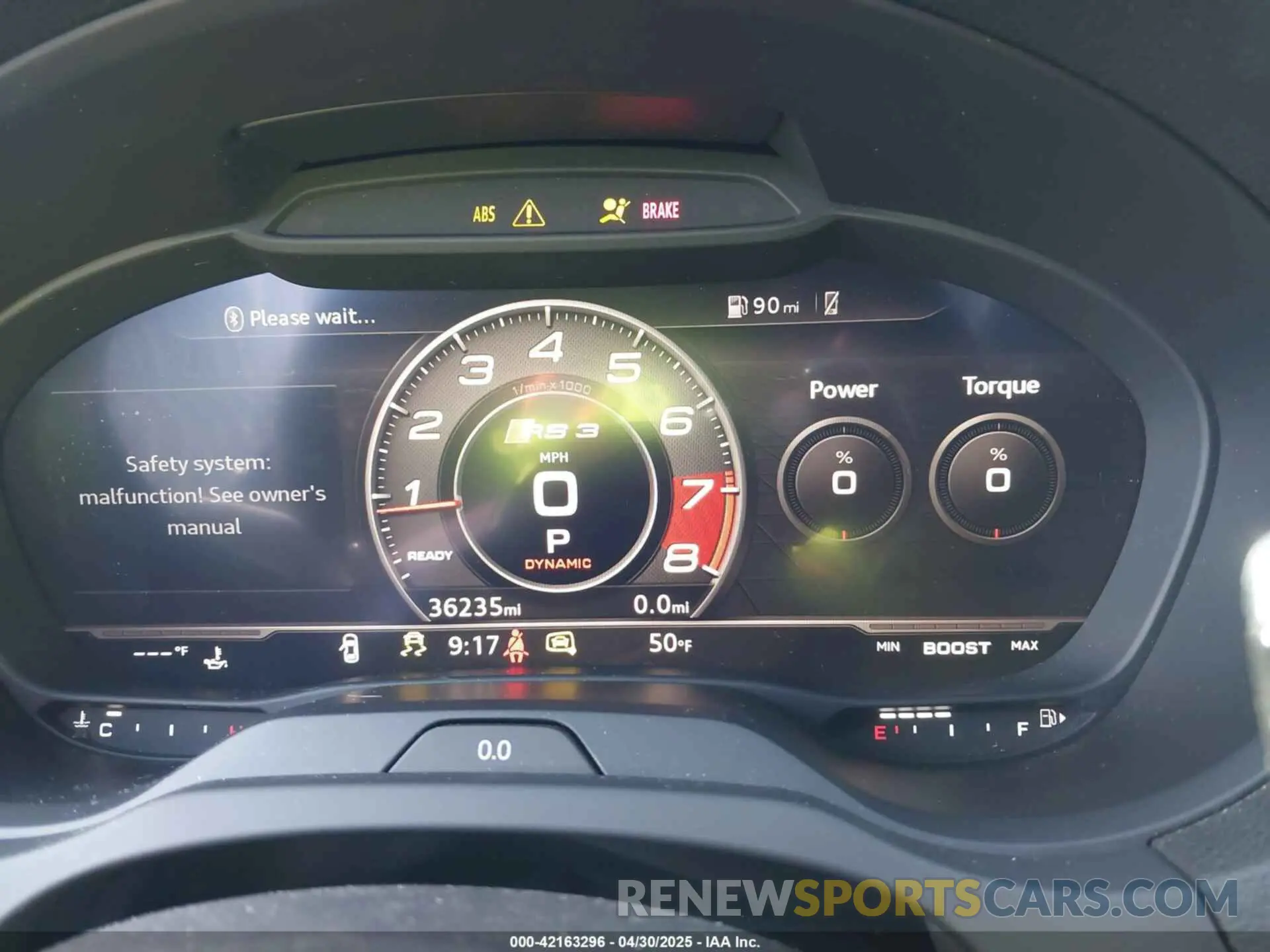 7 fotografías del automóvil dañado WUABWGFF4KA906650 AUDI RS 3 2019