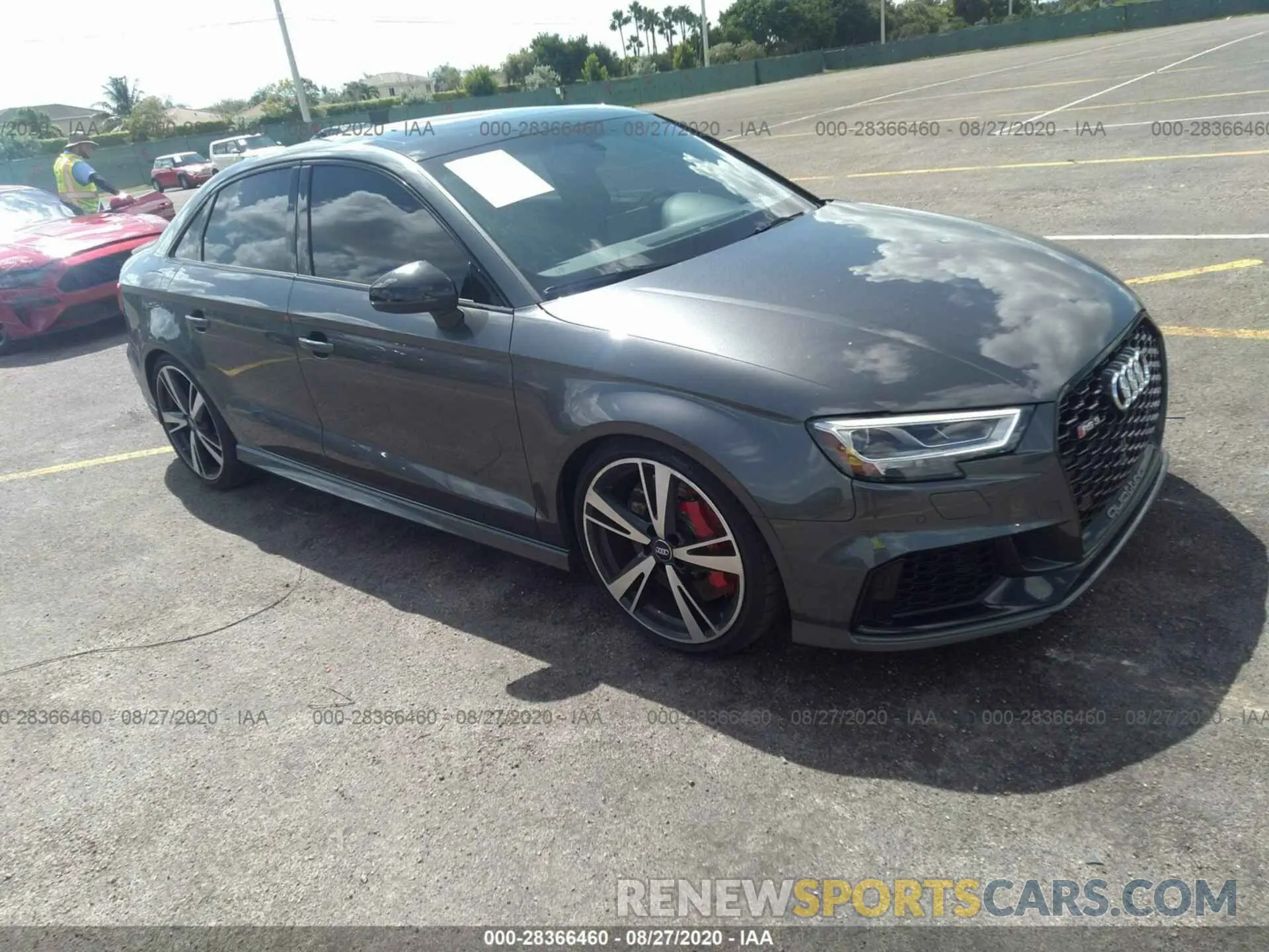 1 fotografías del automóvil dañado WUABWGFFXKA902005 AUDI RS 3 2019