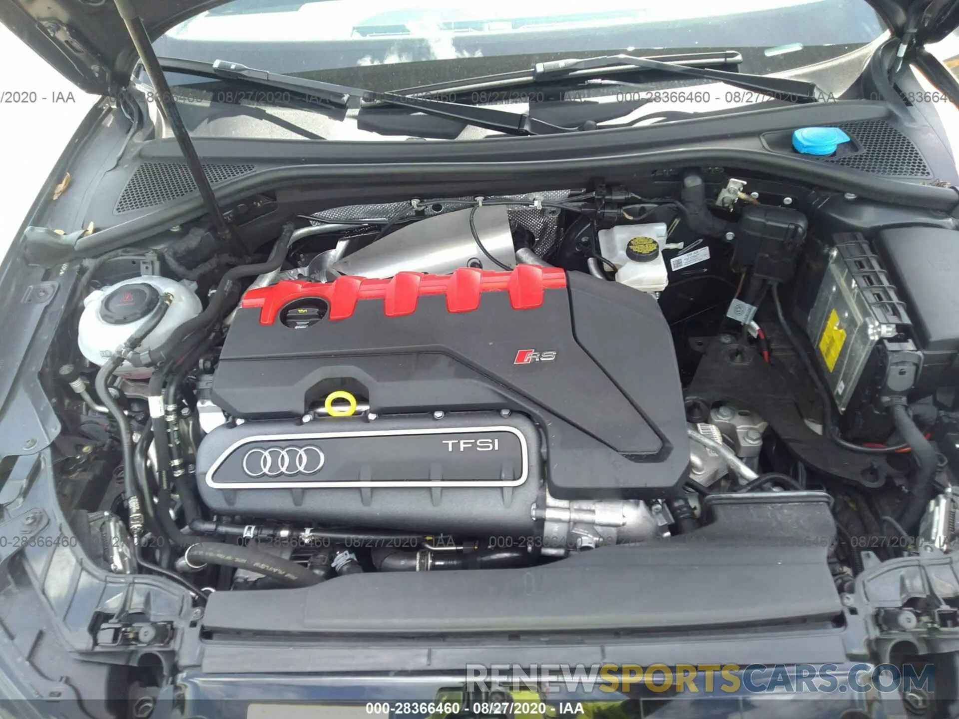10 fotografías del automóvil dañado WUABWGFFXKA902005 AUDI RS 3 2019
